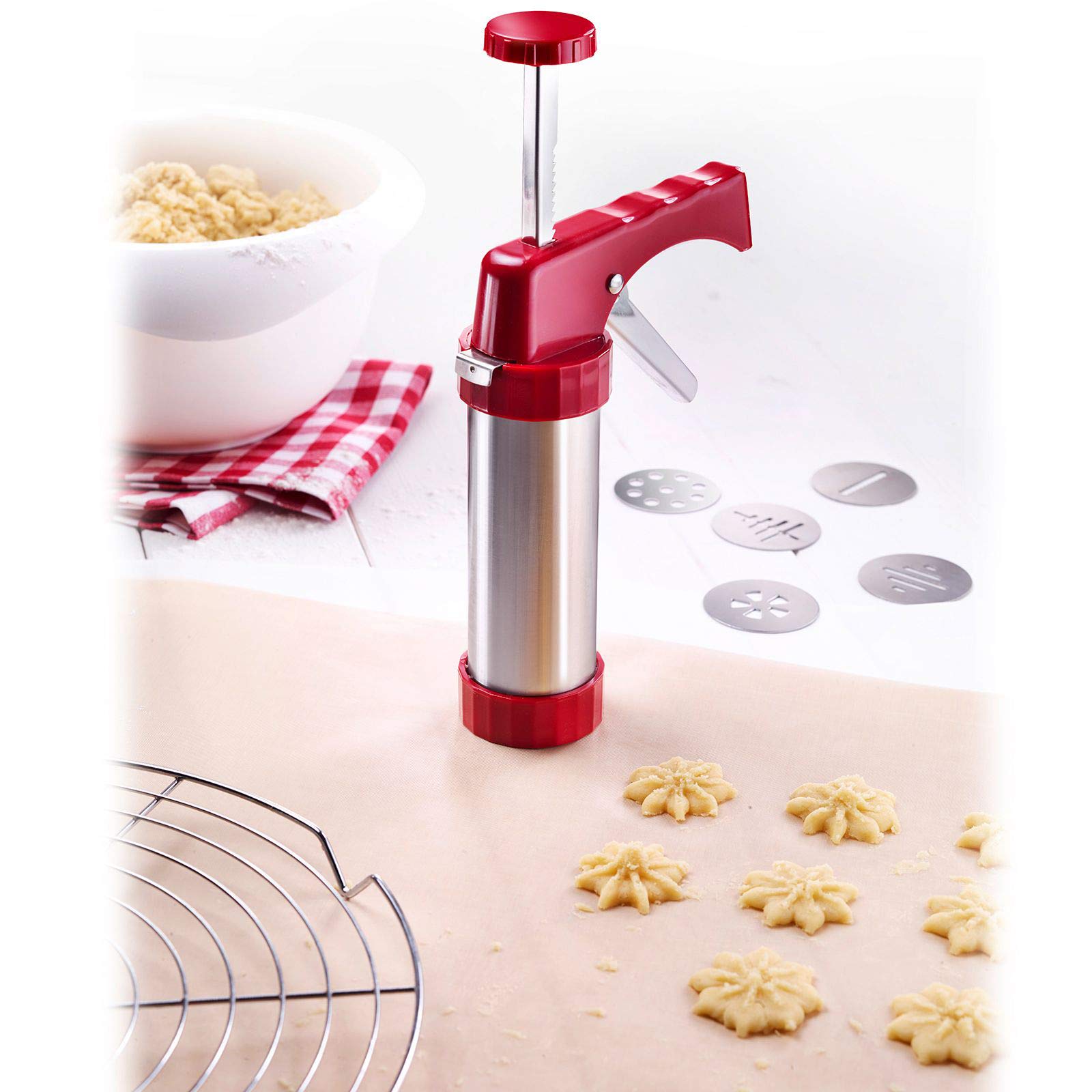 westmark-32332260-presse-p-tisserie-seringue-garniture-250-ml-avec-8-disques-et- image 7