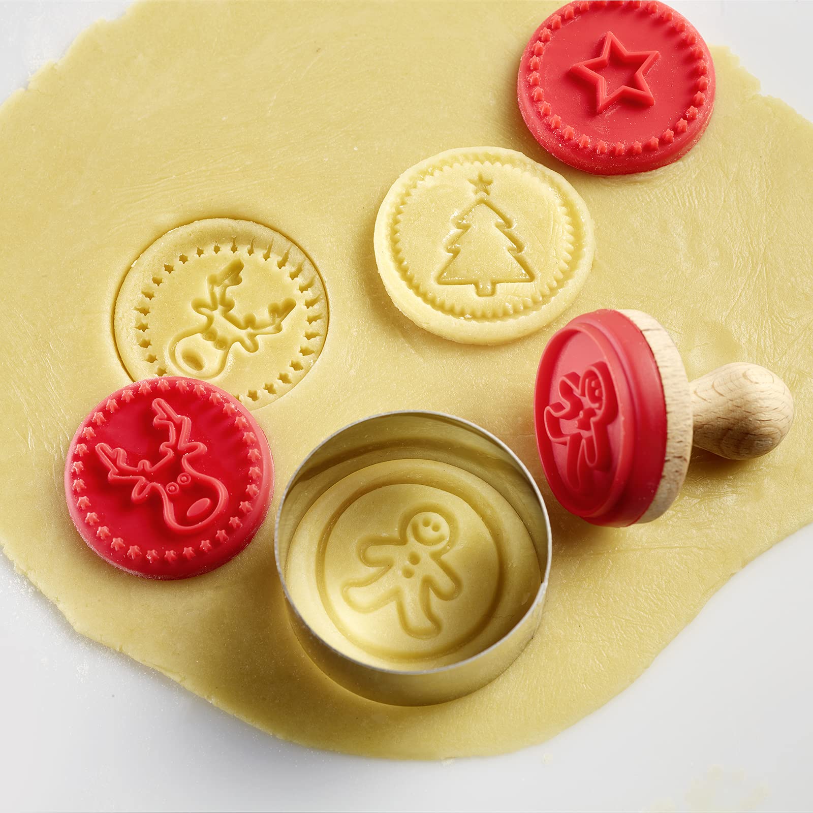 westmark-30352260-set-de-6-tampons-biscuits-avec-4-motifs-de-no-l-5-cm-acier-ino image 4