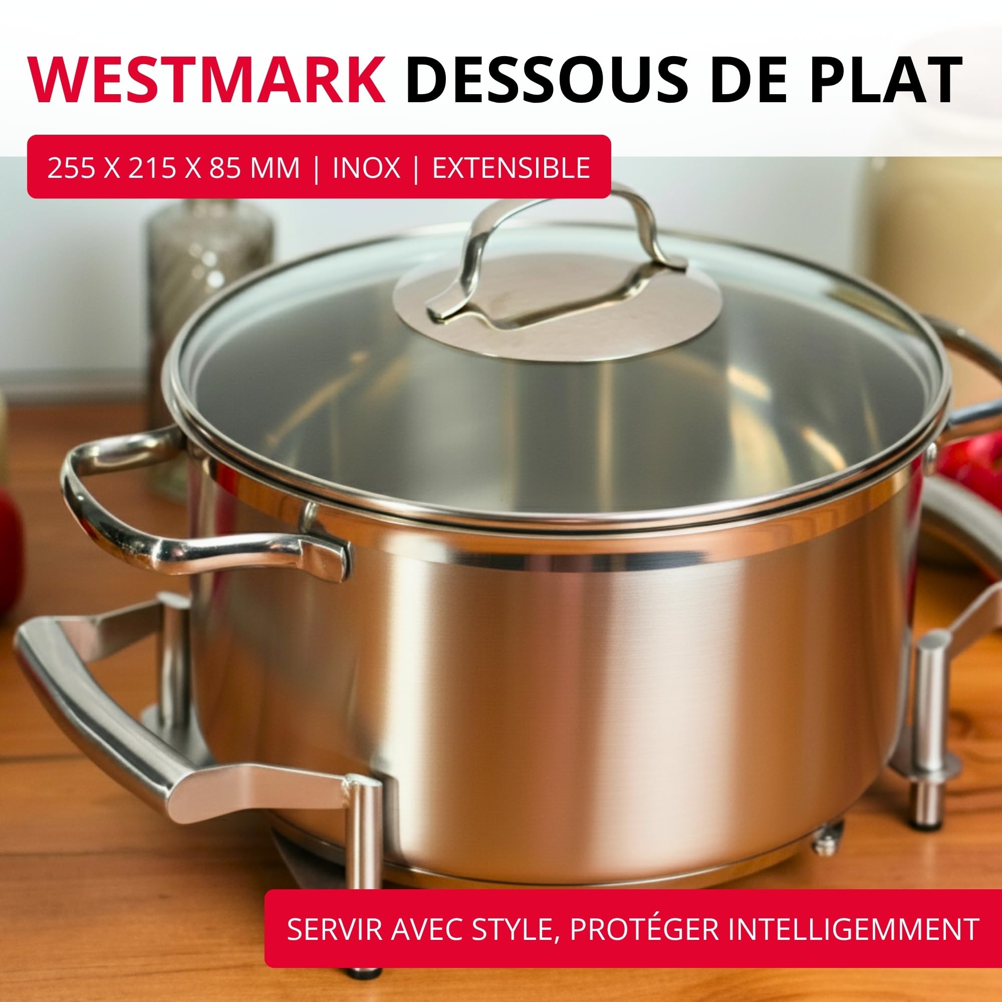 westmark-dessous-de-plat-extensible-flexi-16412260-acier-inoxydable-r-glable-18- image 2
