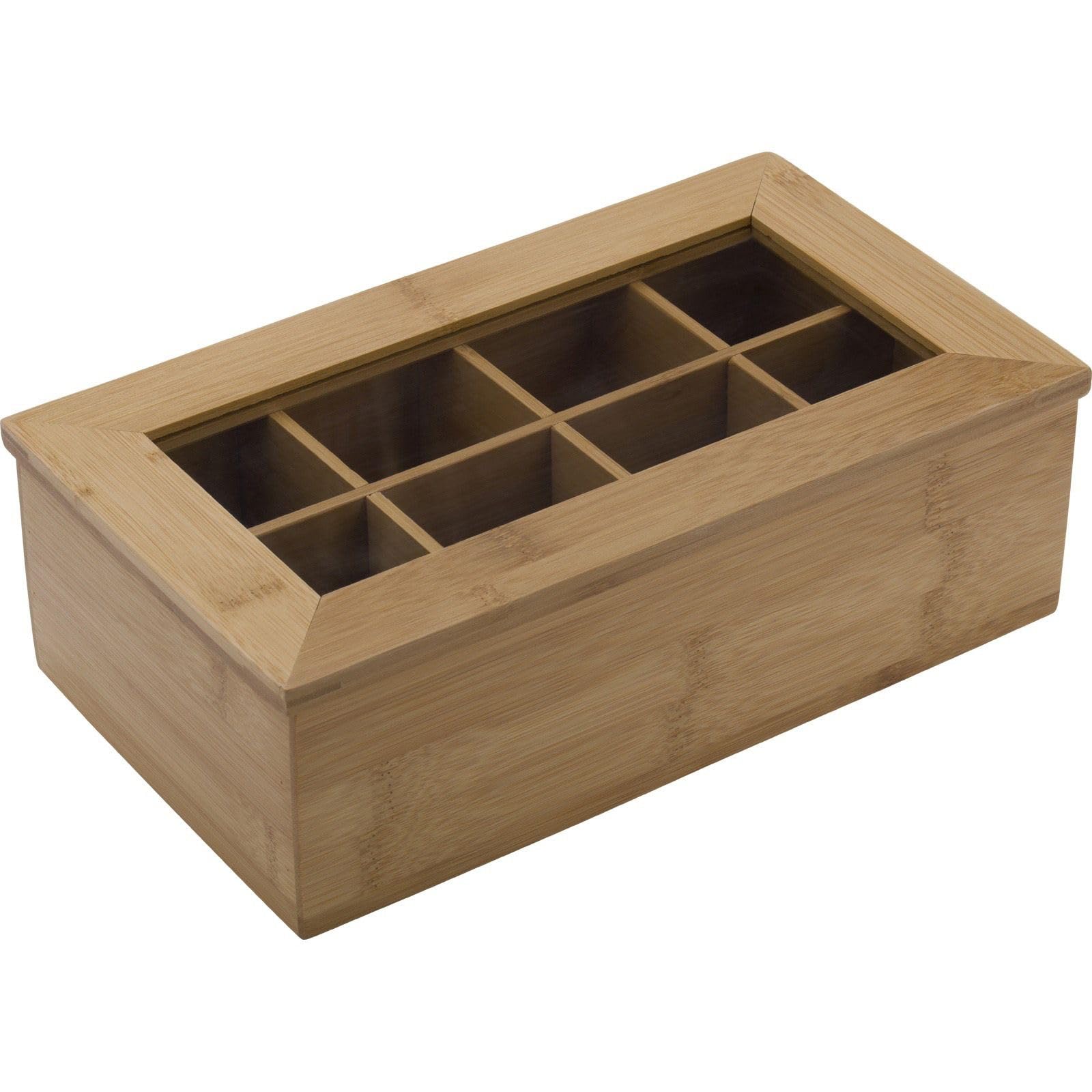westmark-teatime-15742260-bo-te-th-en-bambou-8-compartiments-28-x-16-cm-jusqu-64 image 1