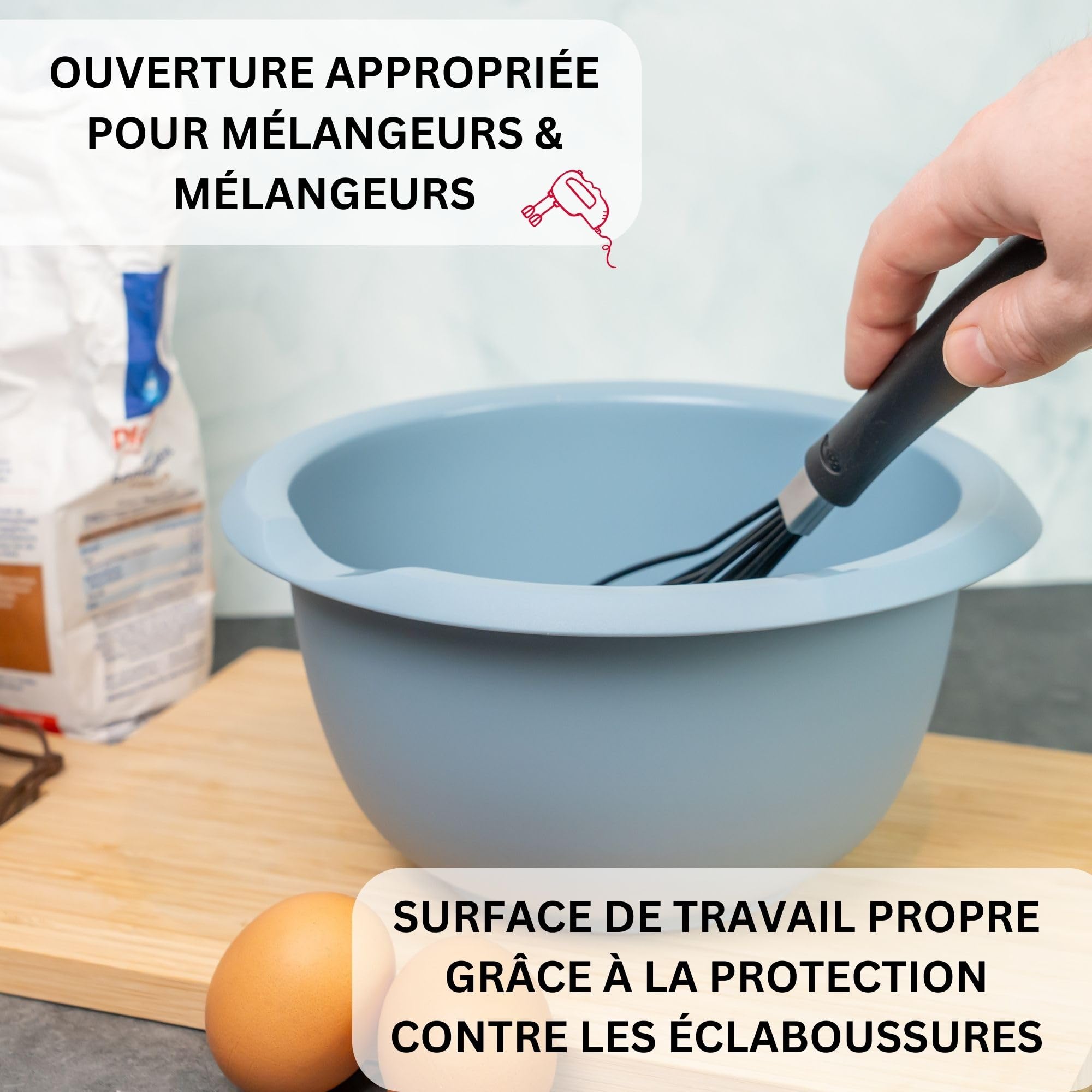 westmark-3152227b-bol-de-m-lange-2-5-l-avec-bec-verseur-plastique-pp-sans-bpa-fa image 2