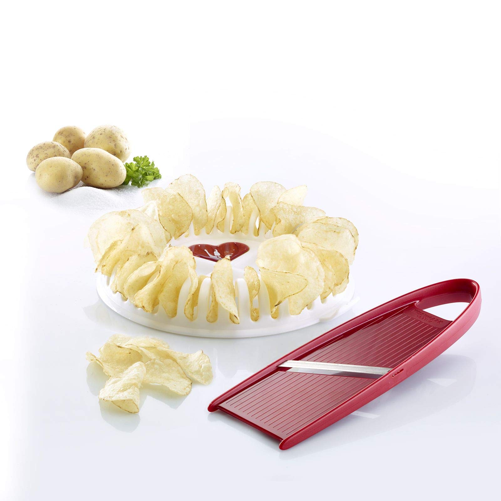 westmark-crunchy-11902260-kit-chips-pour-micro-ondes-2-pi-ces-plateau-coupe-l-gu image 5