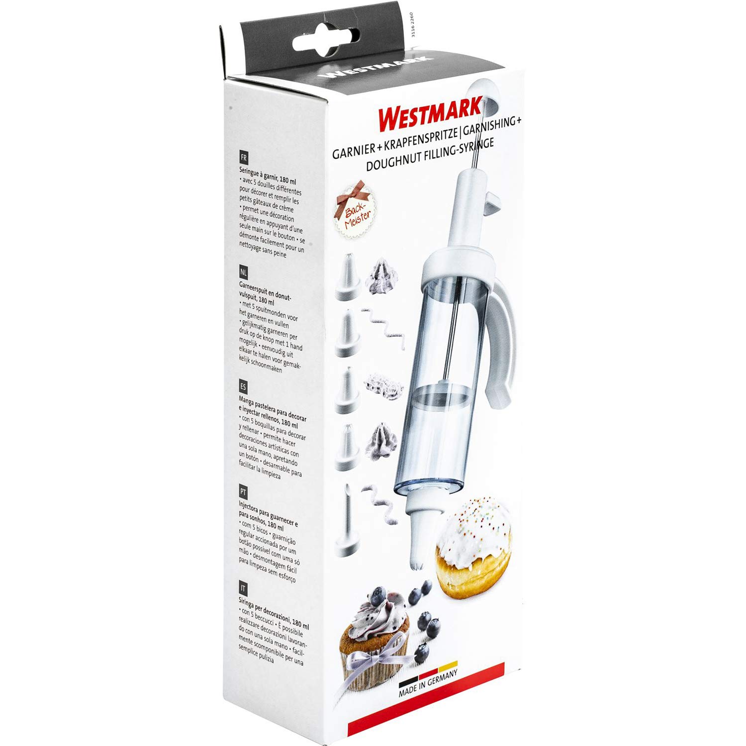 westmark-seringue-de-d-coration-beignets-seringue-garnir-180-ml-avec-5-douilles- image 8