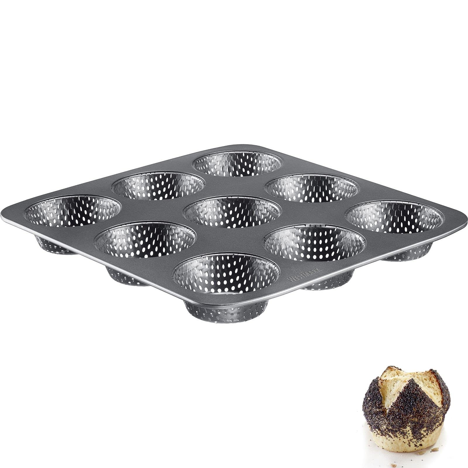 westmark-327322e6-moule-petits-pains-9-pieces-s-rie-hrensache-d-mouleur-g-teau-a image 2