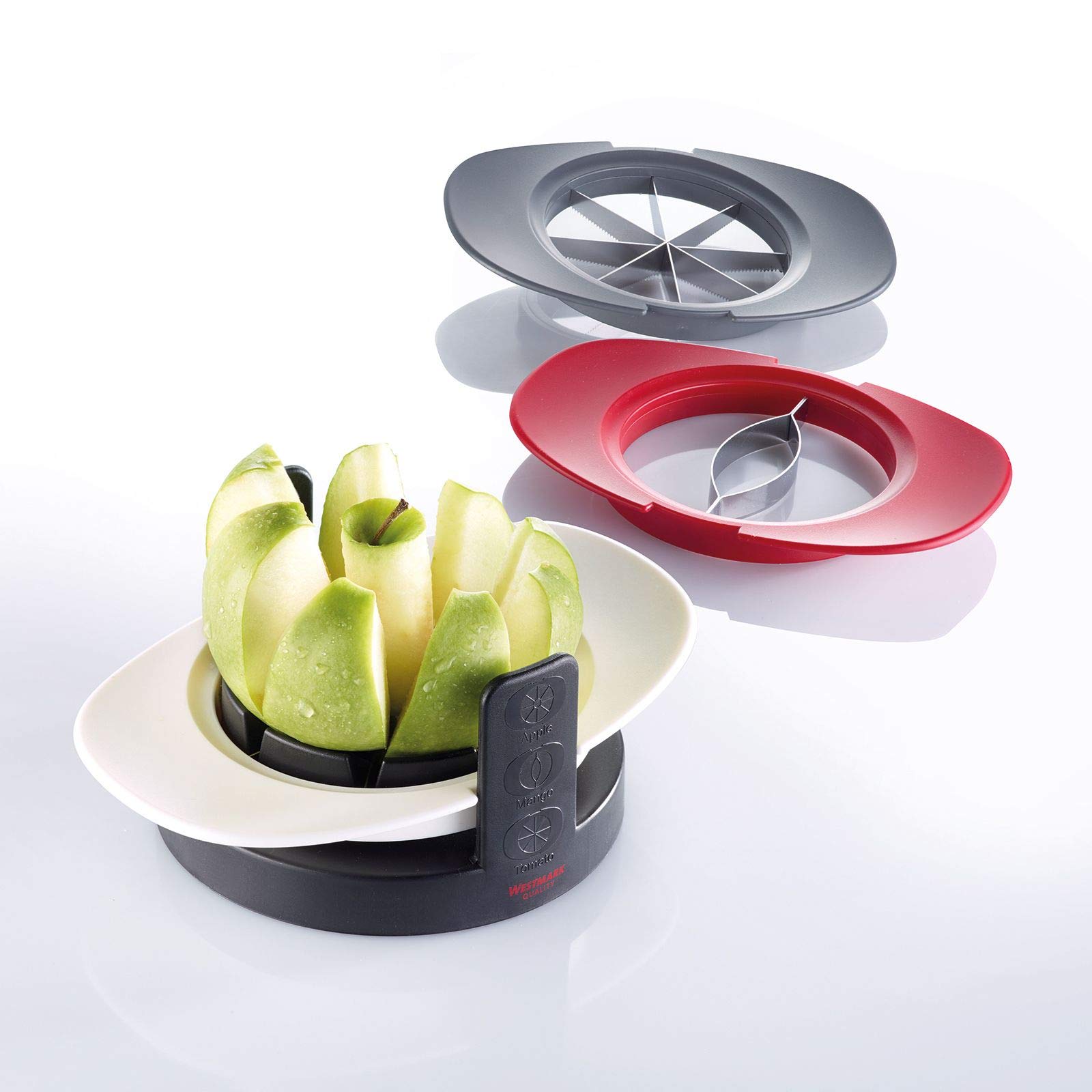 westmark-tutti-frutti-coupe-pomme-tomate-mangue-51142260-3-en-1-multifonctionnel image 2