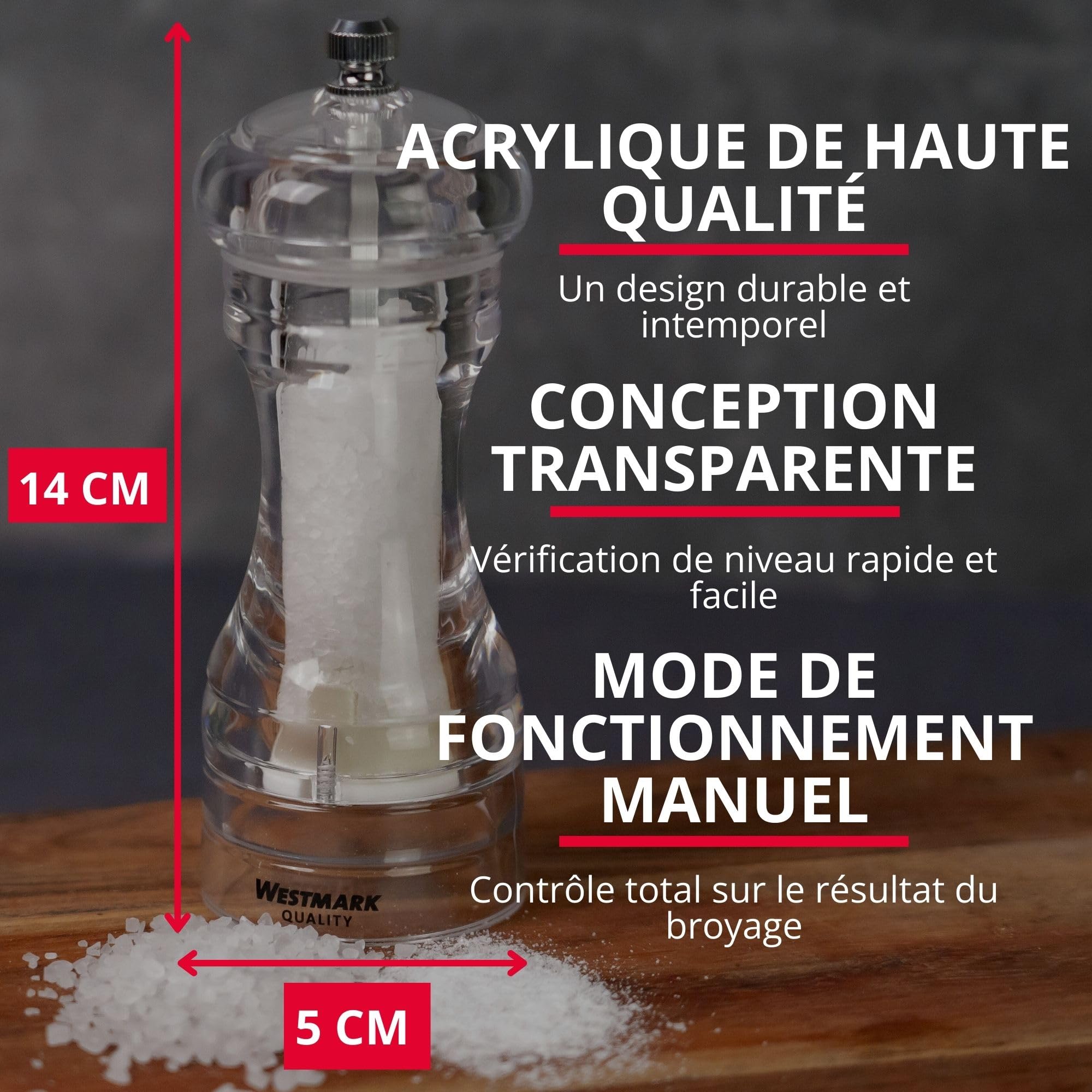 westmark-63532260-moulin-sel-et-poivre-acryl-transparent-m-canisme-c-ramique-r-g image 5