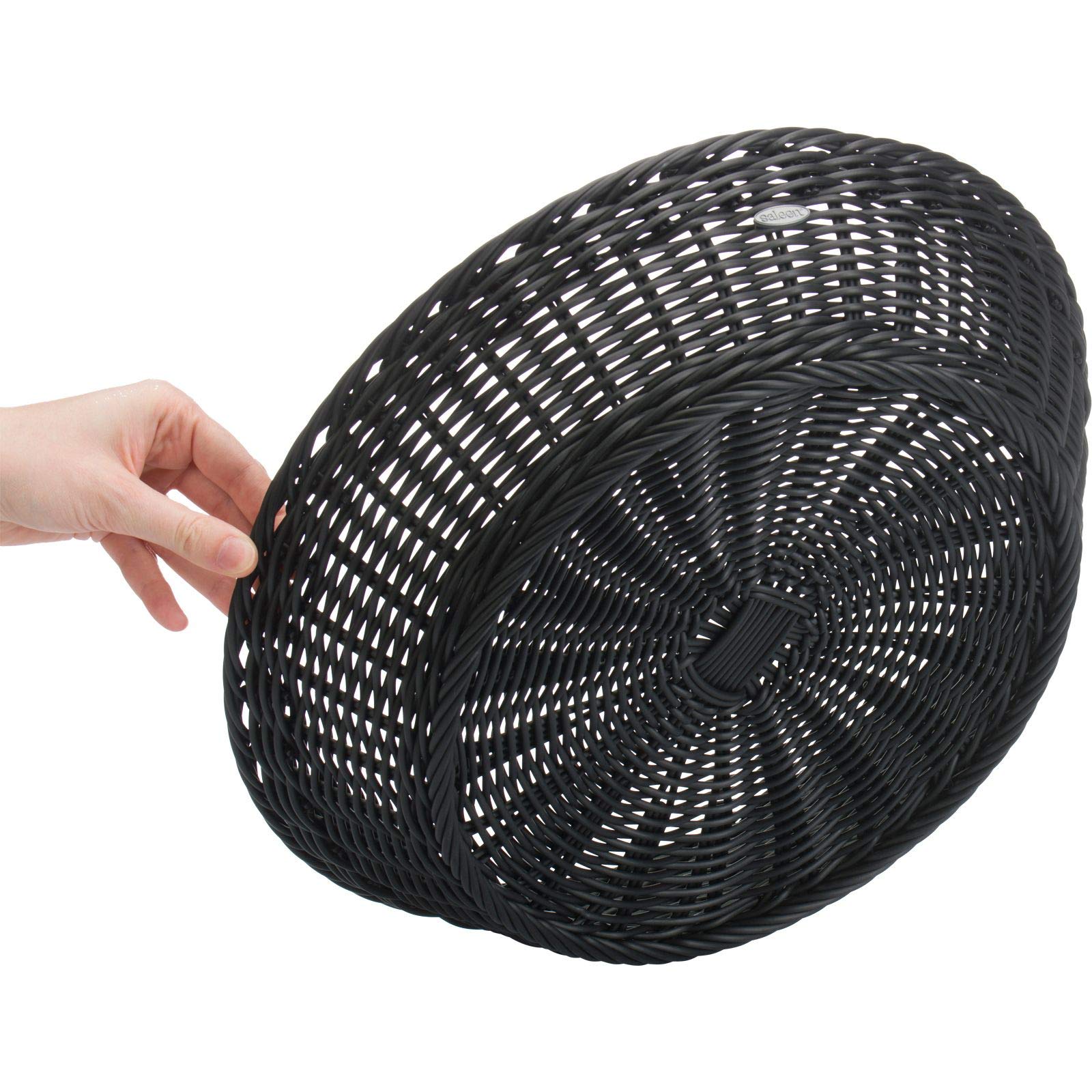 saleen-2038899-corbeille-ronde-artisanale-37-x-9-cm-noire-r-sine-tress-e-aliment image 3