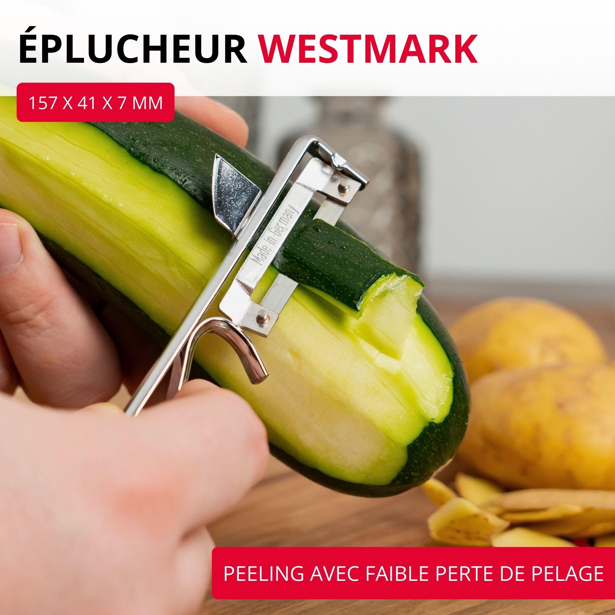 westmark-famos-106122e1-lot-de-2-plucheurs-universels-pendulaires-lame-inox-ergo image 2