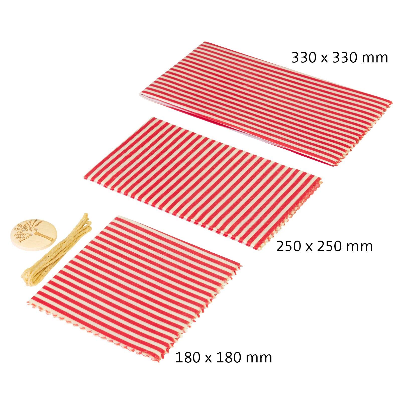 westmark-23242260-maja-3-lingettes-de-conservation-en-cire-d-abeille-avec-bouton image 6