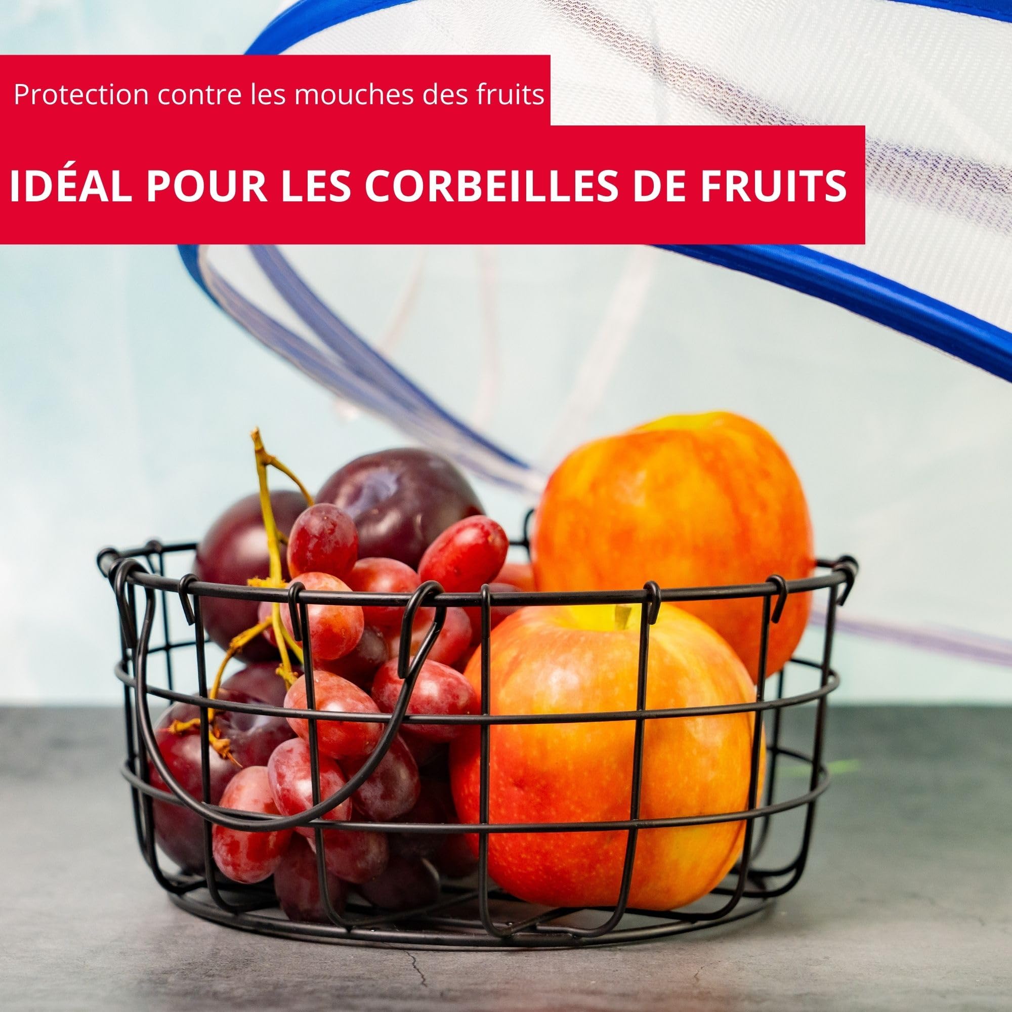 westmark-couverture-alimentaire-hoody-pliable-anti-insectes-34-cm-protection-pou image 6