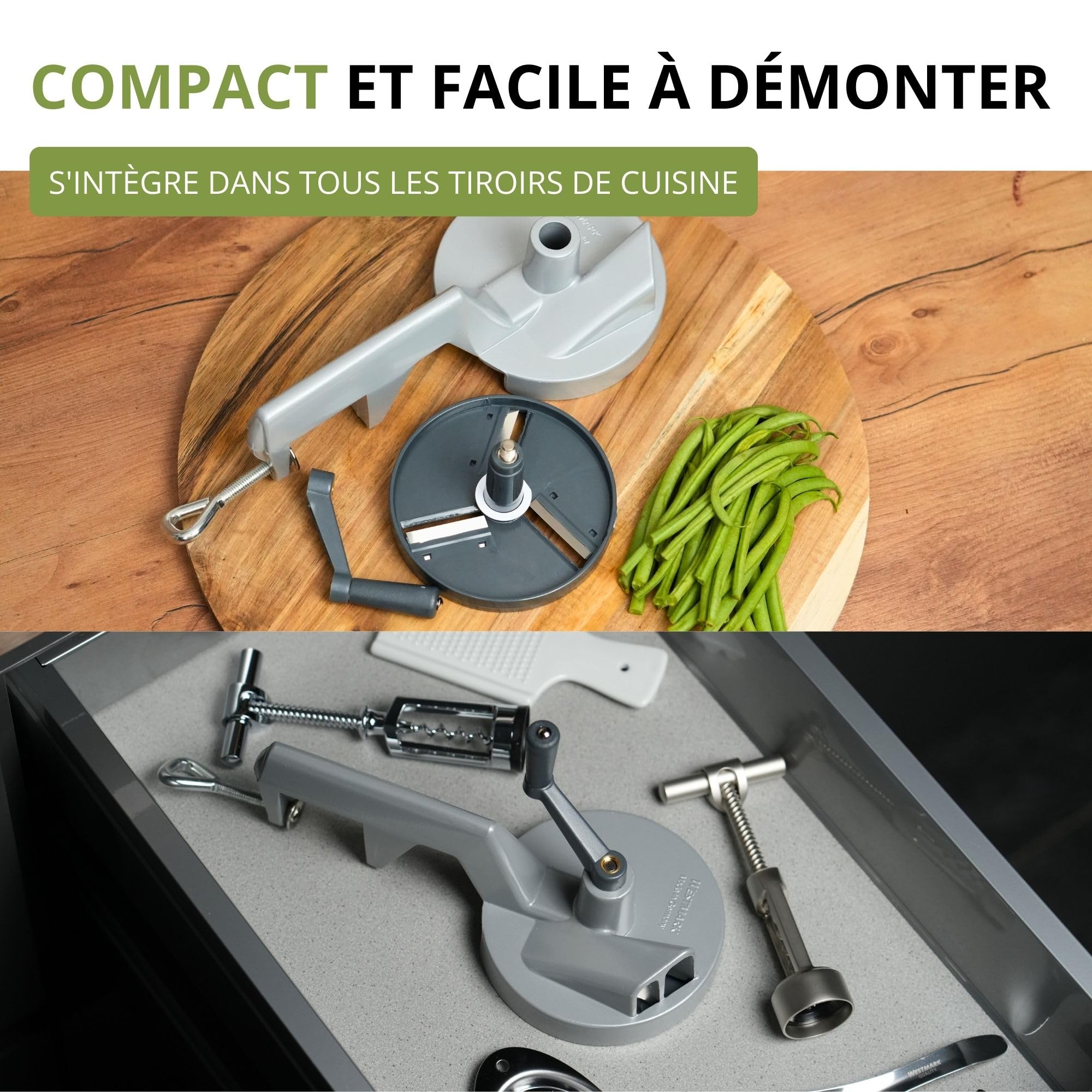 westmark-coupe-haricots-avec-2-ouvertures-de-coupe-et-pince-vis-lames-acier-inox image 8