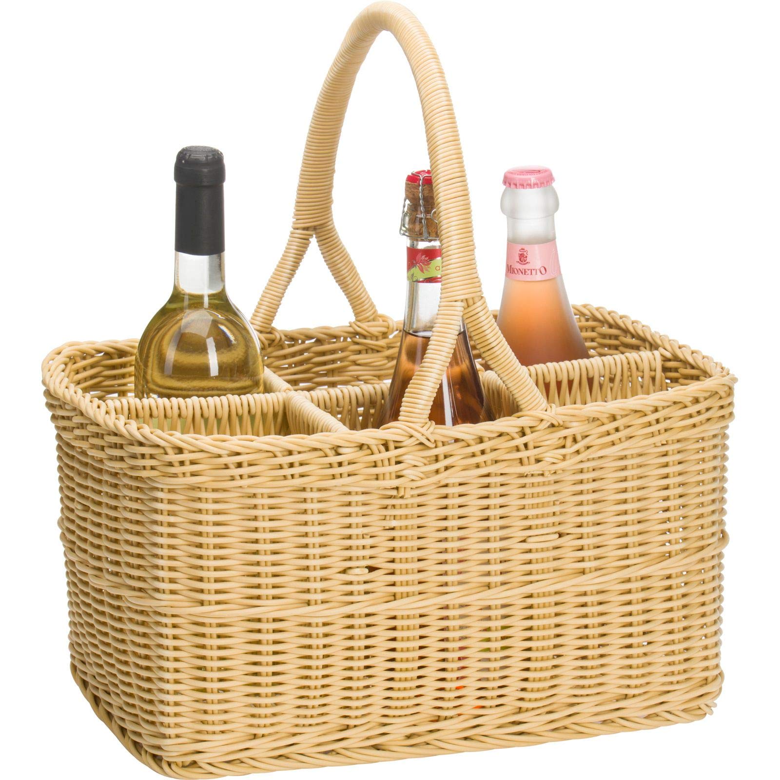 saleen-2038802-porte-bouteilles-rectangulaire-38-x-29-x-20-cm-en-vannerie-beige- image 1