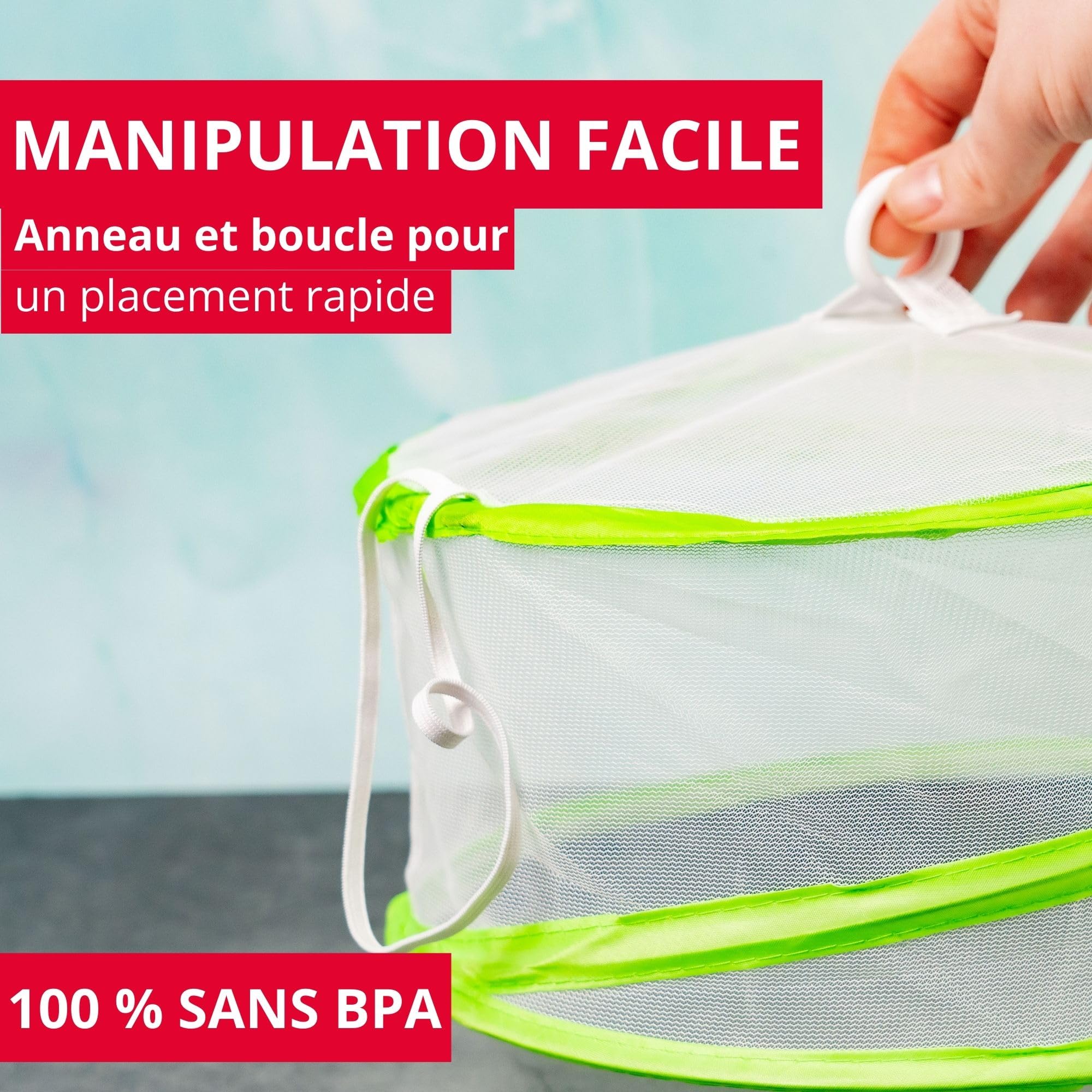 westmark-couverture-alimentaire-hoody-pliable-anti-insectes-34-cm-protection-pou image 8