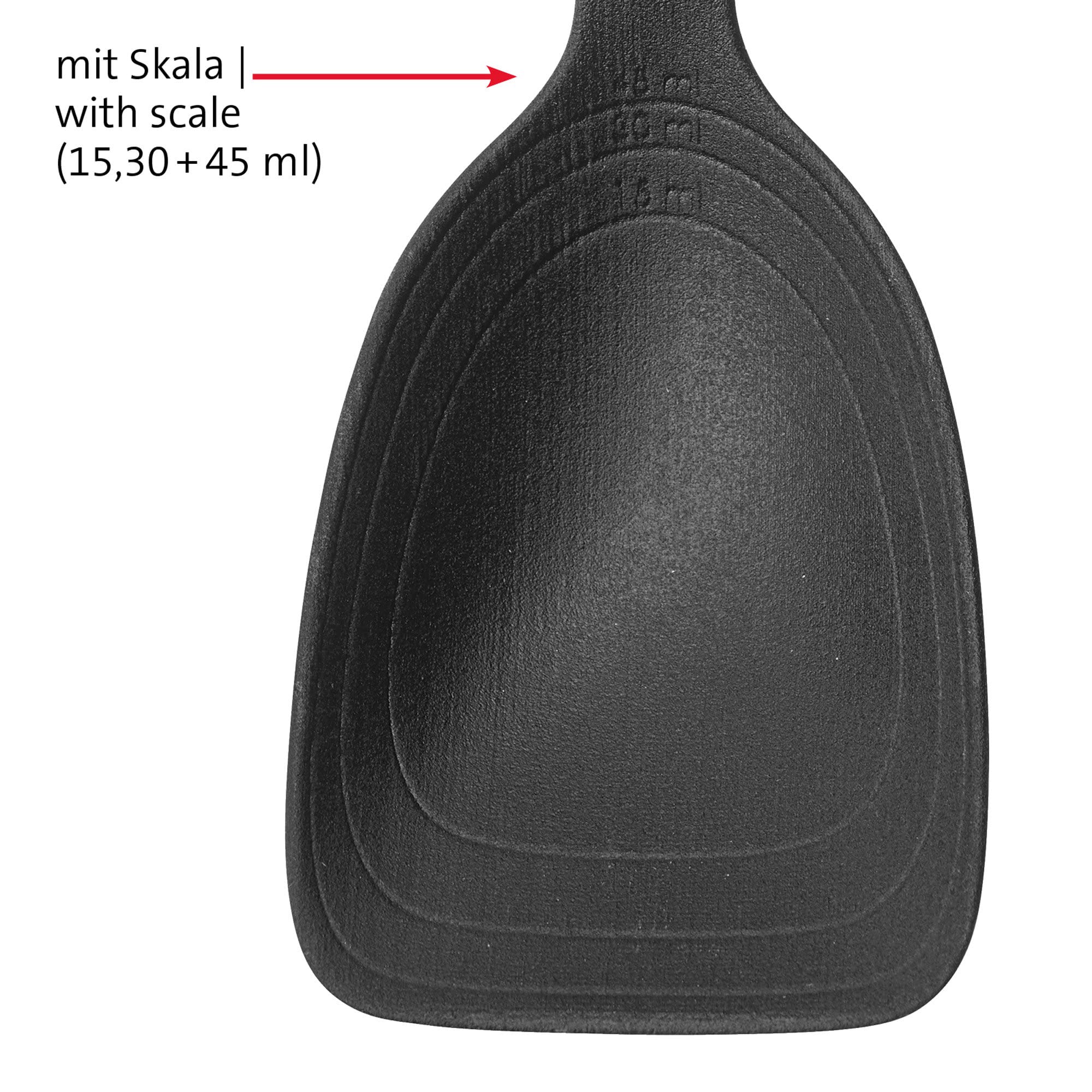 westmark-gallant-cuill-re-po-le-gradu-e-15-30-45-ml-plastique-bord-grattoir-noir image 3