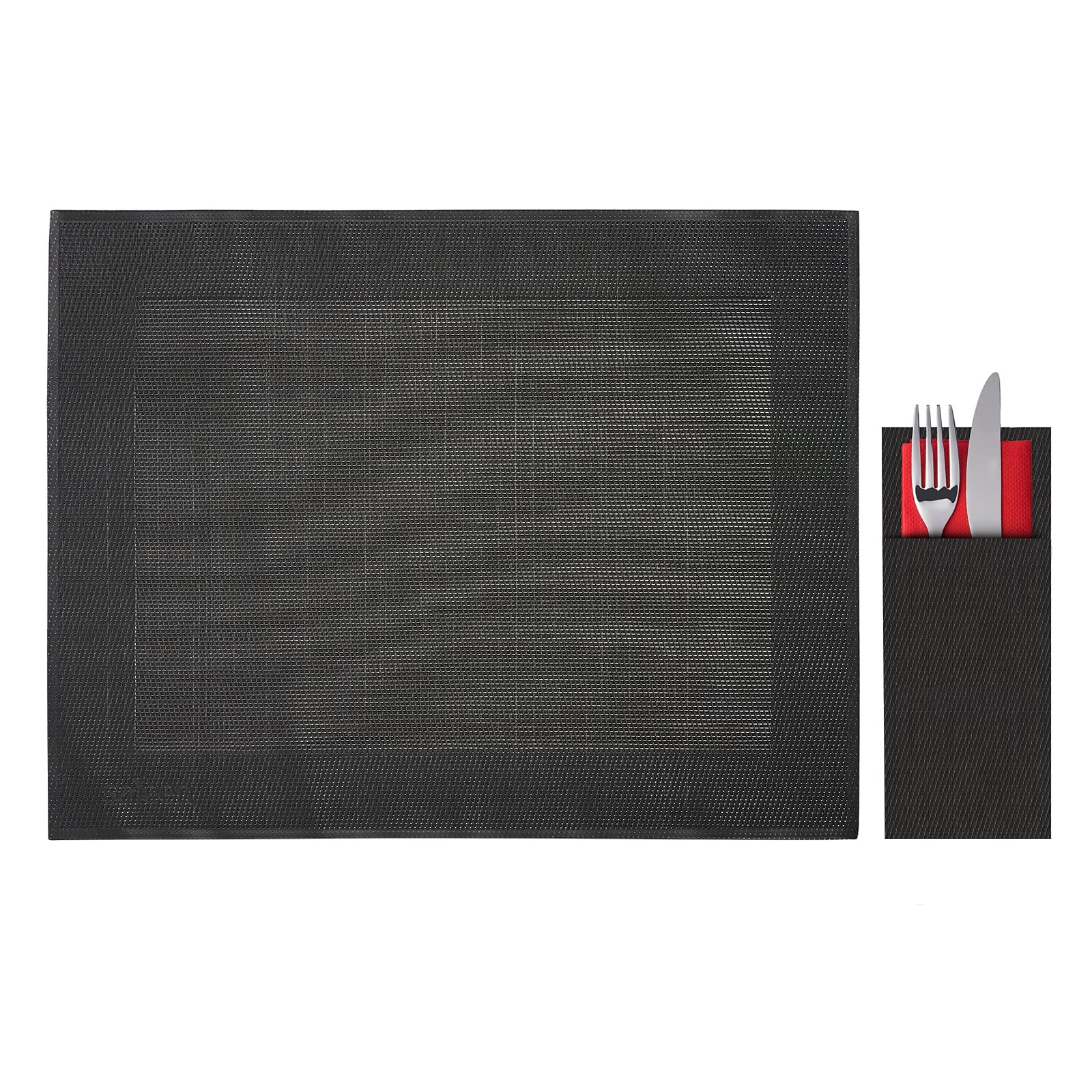 westmark-home-012102861e6-set-de-12-sets-de-table-6-poches-couverts-mati-re-synt image 6