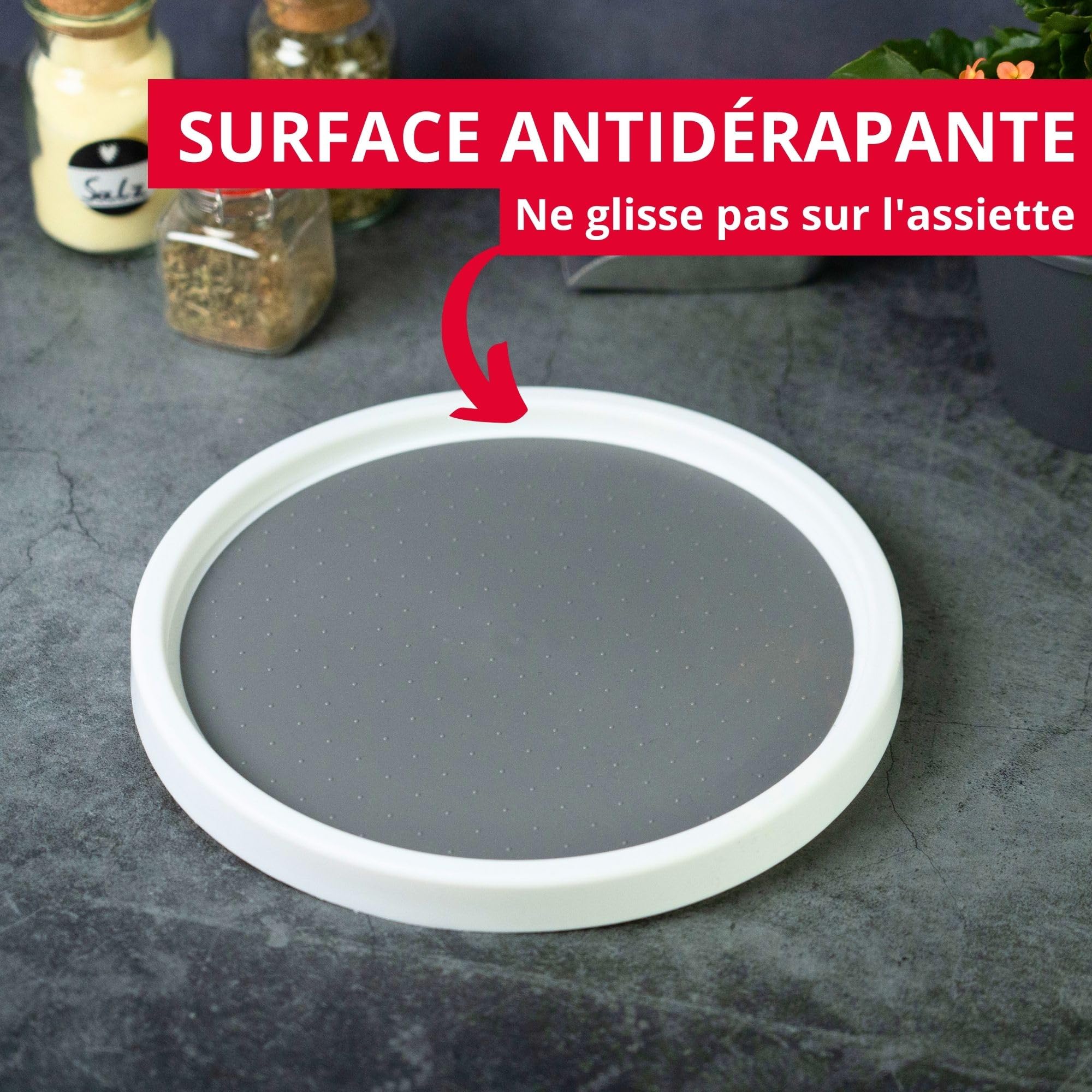 westmark-ronda-plateau-tournant-255-mm-360-antid-rapant-sans-bpa-pour-cuisine-sa image 2