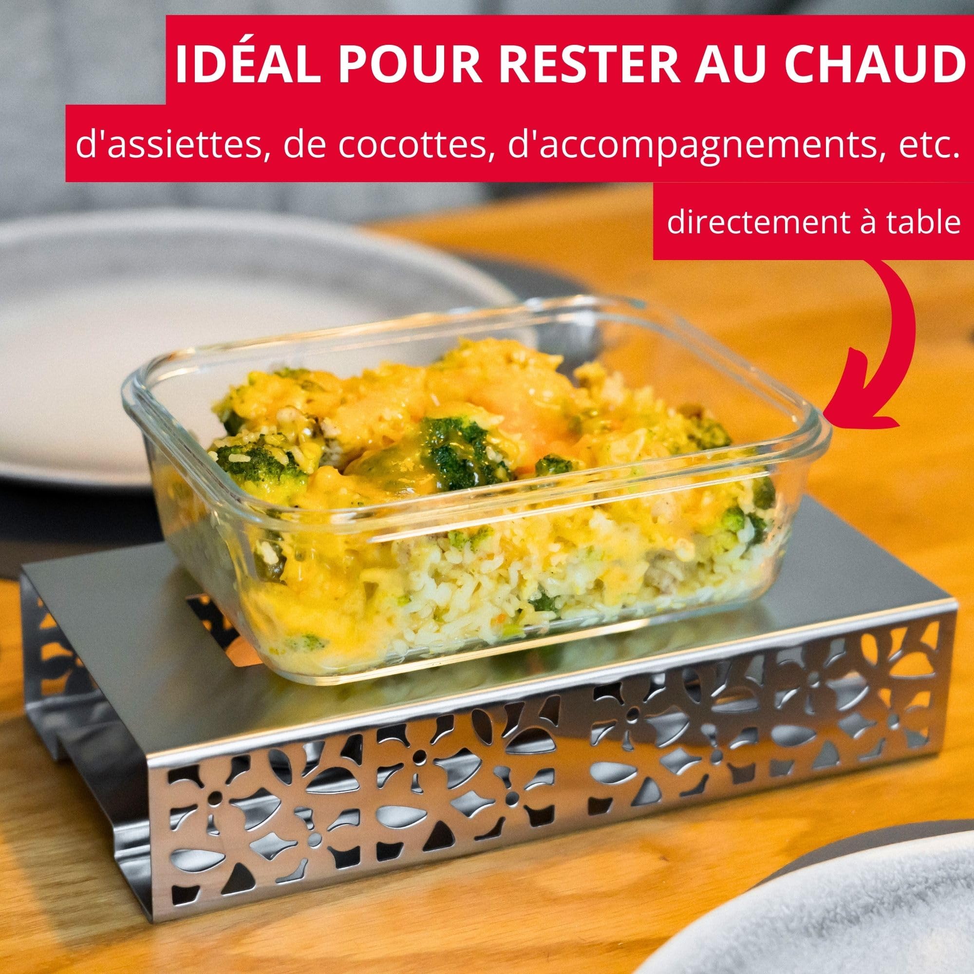 westmark-r-chauffe-plat-en-acier-inoxydable-avec-2-bougies-chauffe-plat-240-x-12 image 2
