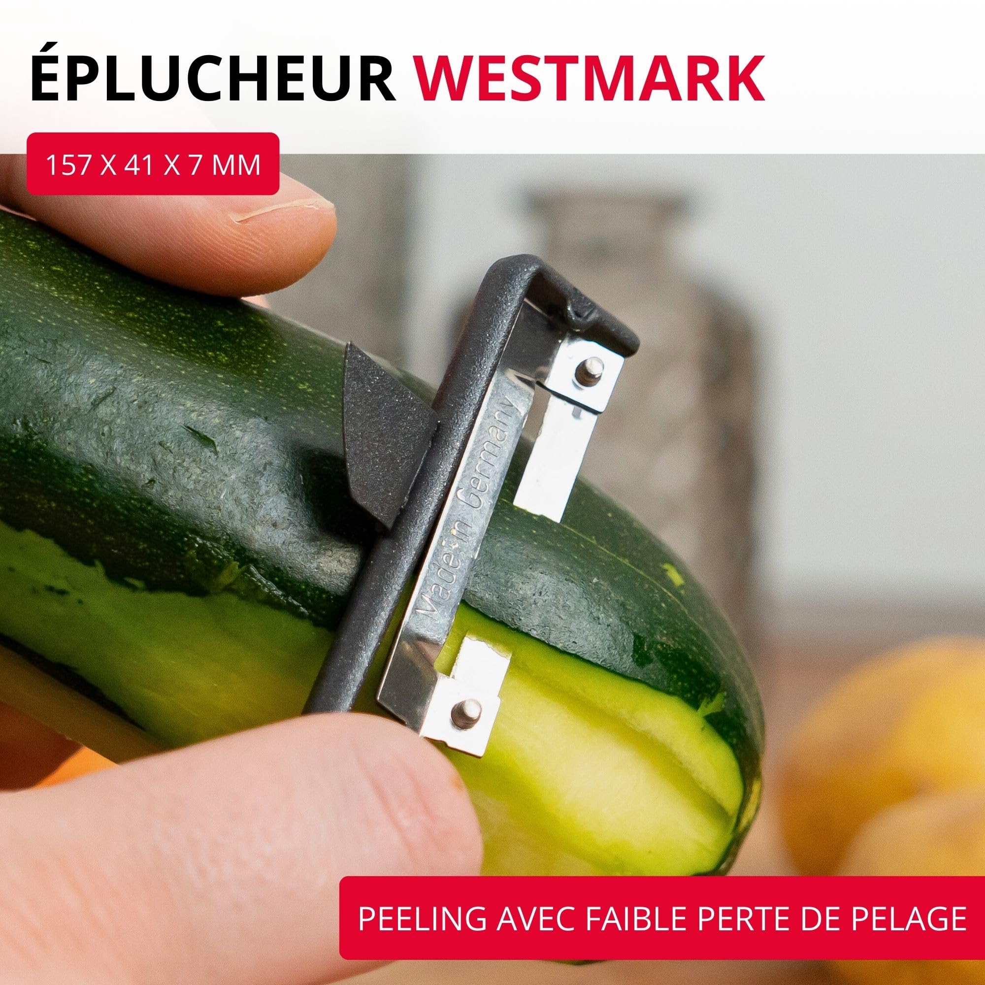westmark-plucheur-black-edition-lot-de-2-plucheur-pendulaire-ergonomique-lame-ac image 2