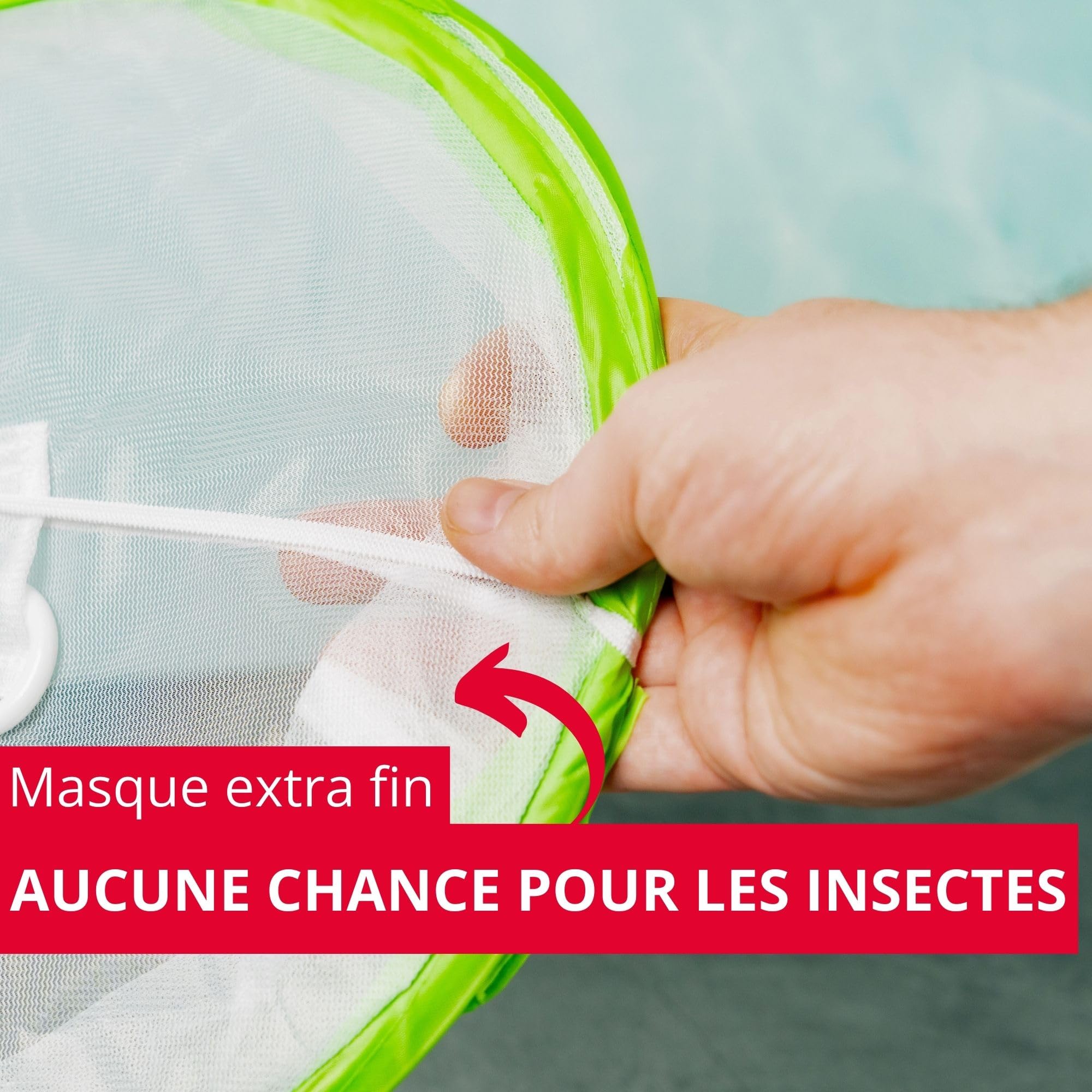 westmark-hoody-housse-alimentaire-pliable-anti-mouches-30-cm-verte-protection-de image 2