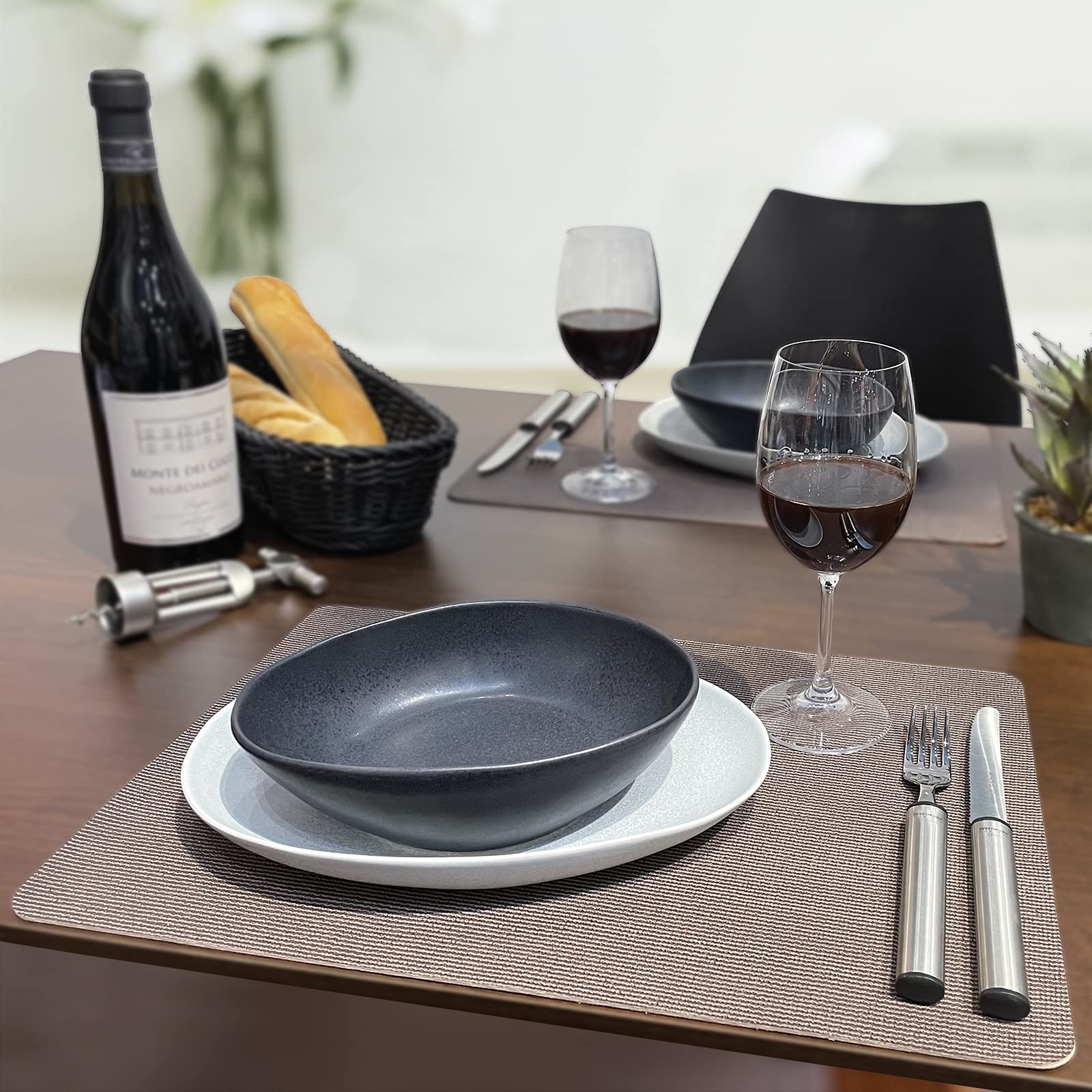 westmark-set-de-4-sets-de-table-terra-43-x-30-cm-plastique-marron-01057006150 image 7