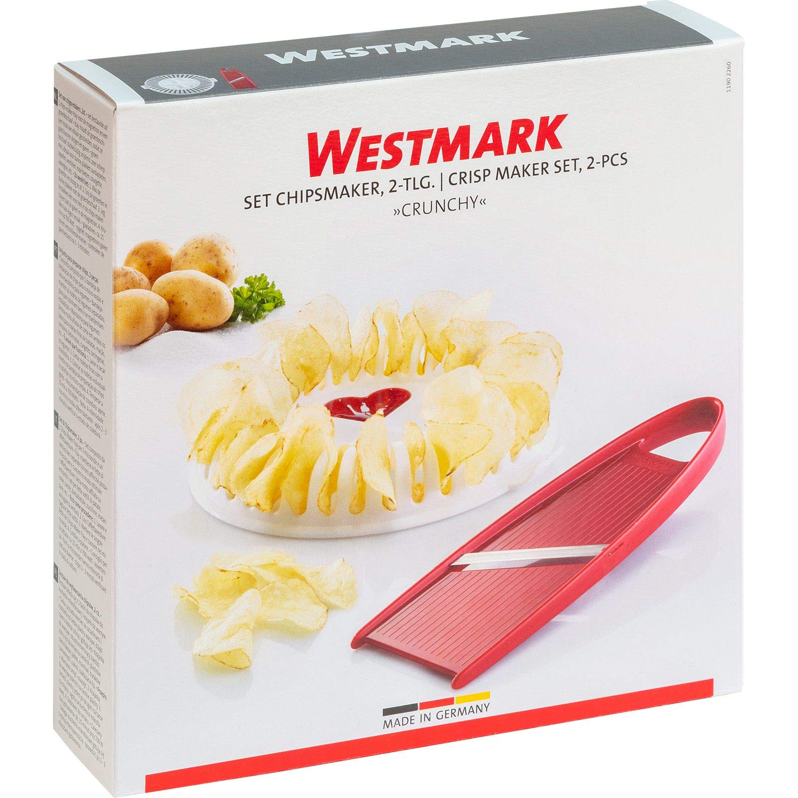 westmark-crunchy-11902260-kit-chips-pour-micro-ondes-2-pi-ces-plateau-coupe-l-gu image 8