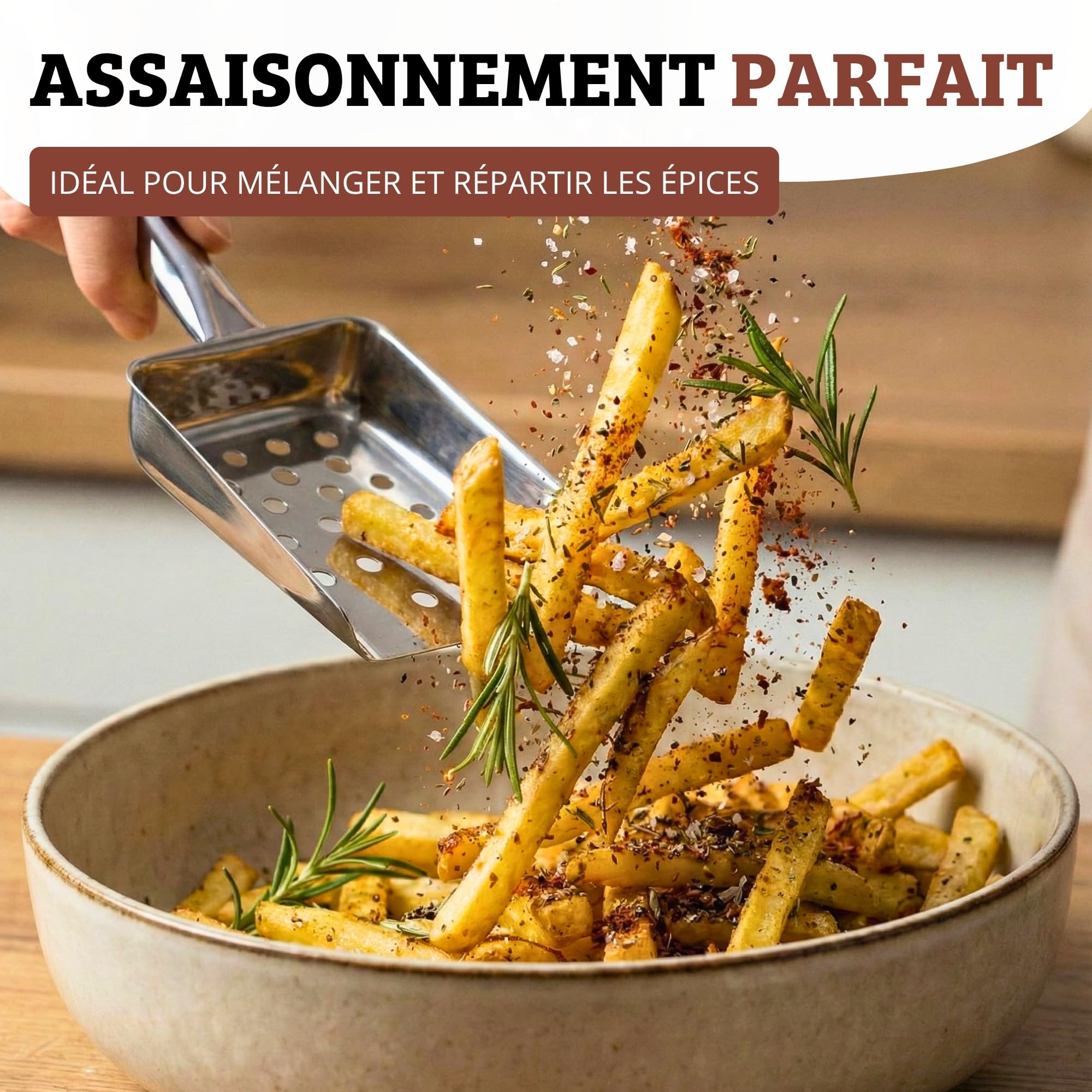 westmark-pelle-frites-et-popcorn-en-acier-inoxydable-26-cm-bord-relev-et-perfora image 8
