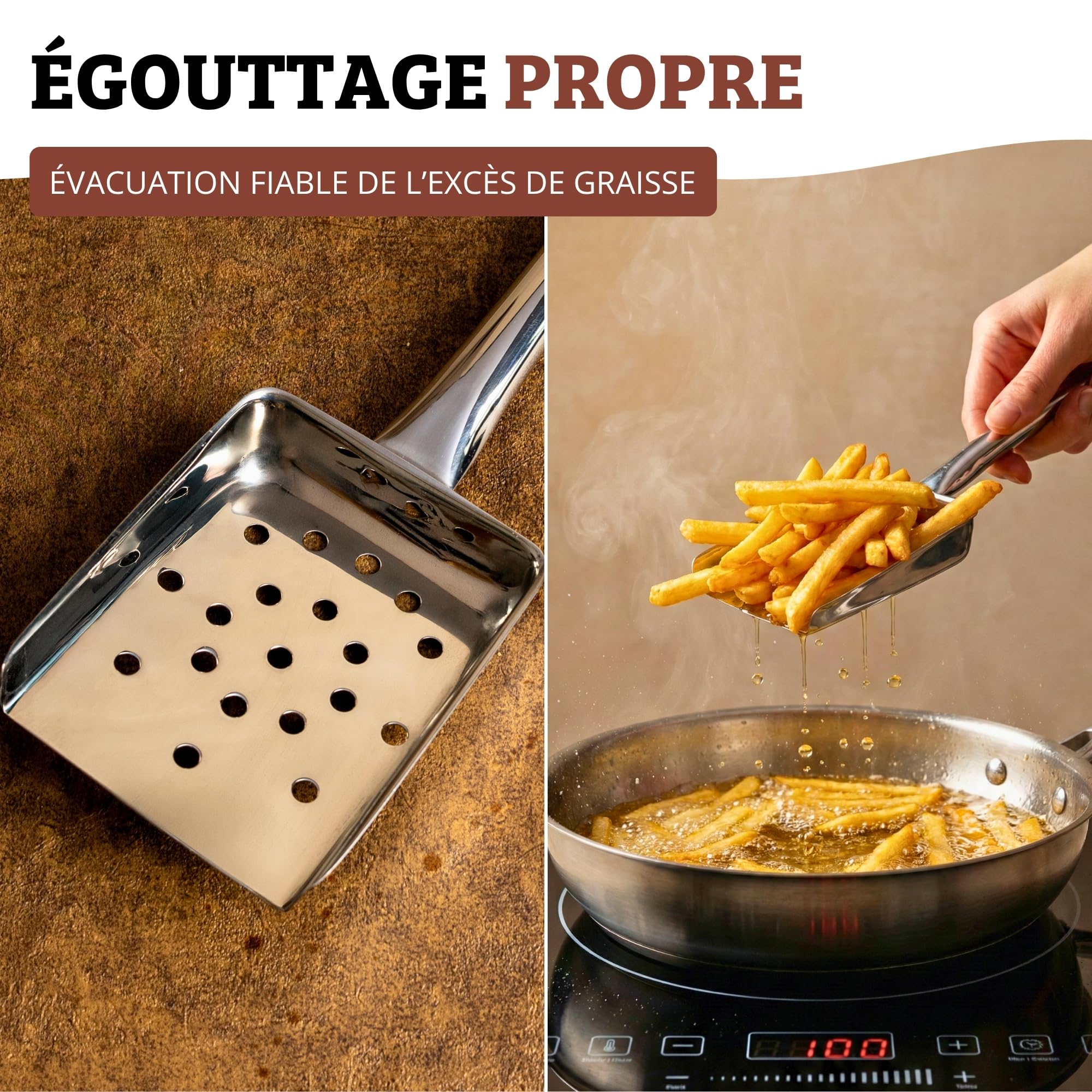 westmark-pelle-frites-et-popcorn-en-acier-inoxydable-26-cm-bord-relev-et-perfora image 7