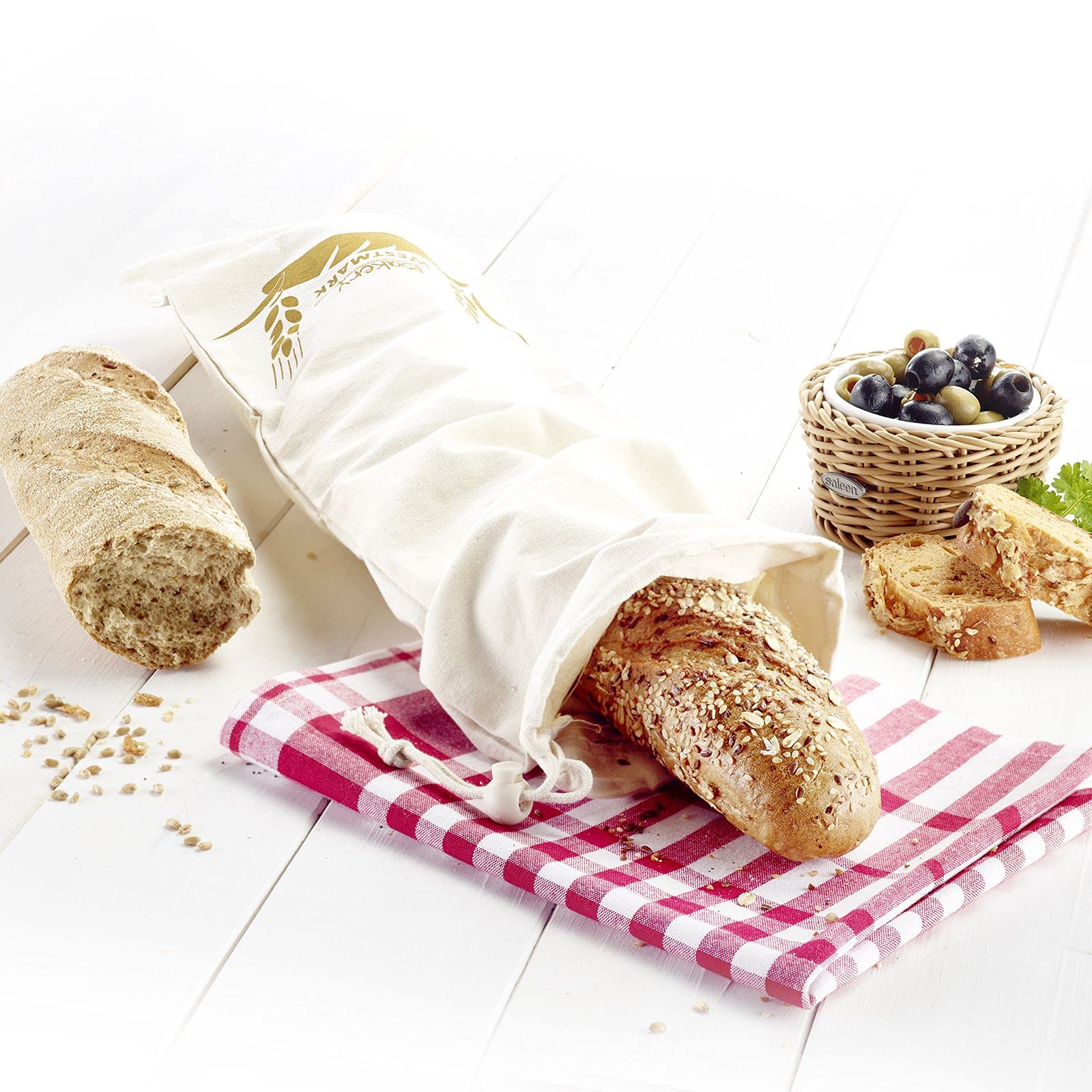 westmark-329822e6-moule-baguette-set-3-pains-pinceau-p-tisserie-woody-acier-anti image 5