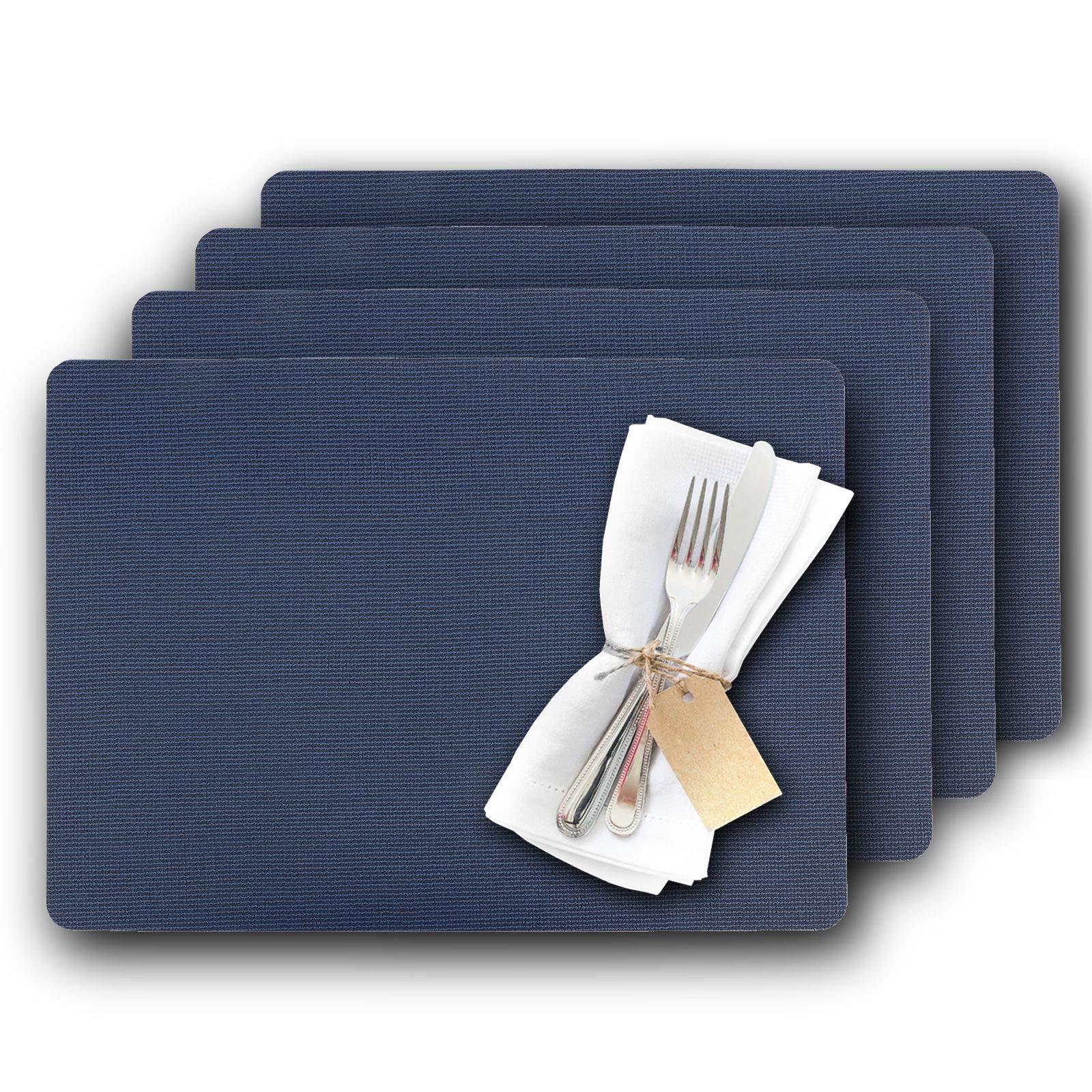 westmark-terra-lot-de-4-sets-de-table-43-x-30-cm-bleu-fonc image 2