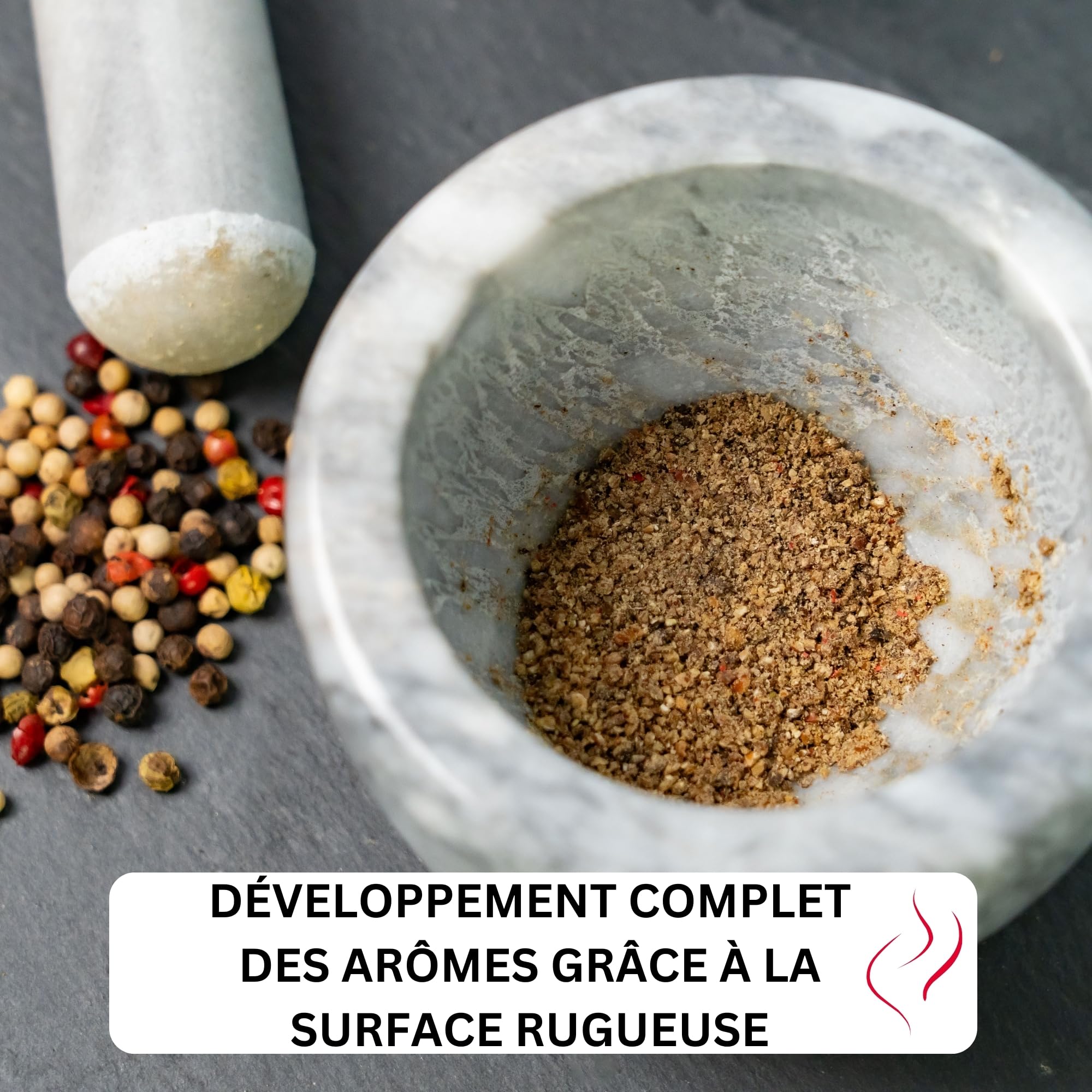 westmark-gourmet-mortier-avec-pilon-en-marbre-naturel-haut-diam-tre-int-rieur-en image 3