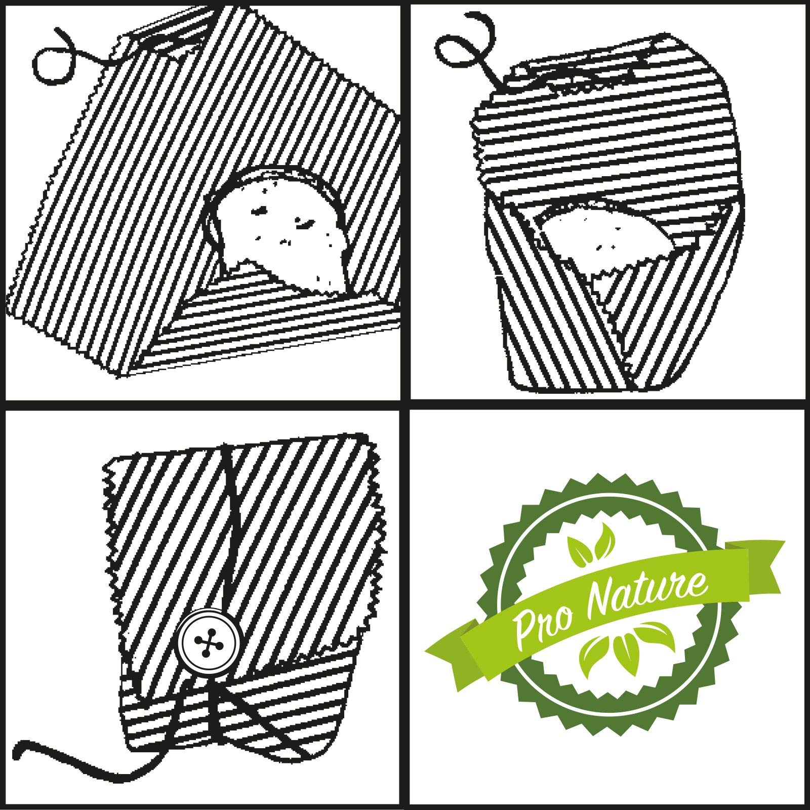 westmark-23242260-maja-3-lingettes-de-conservation-en-cire-d-abeille-avec-bouton image 4