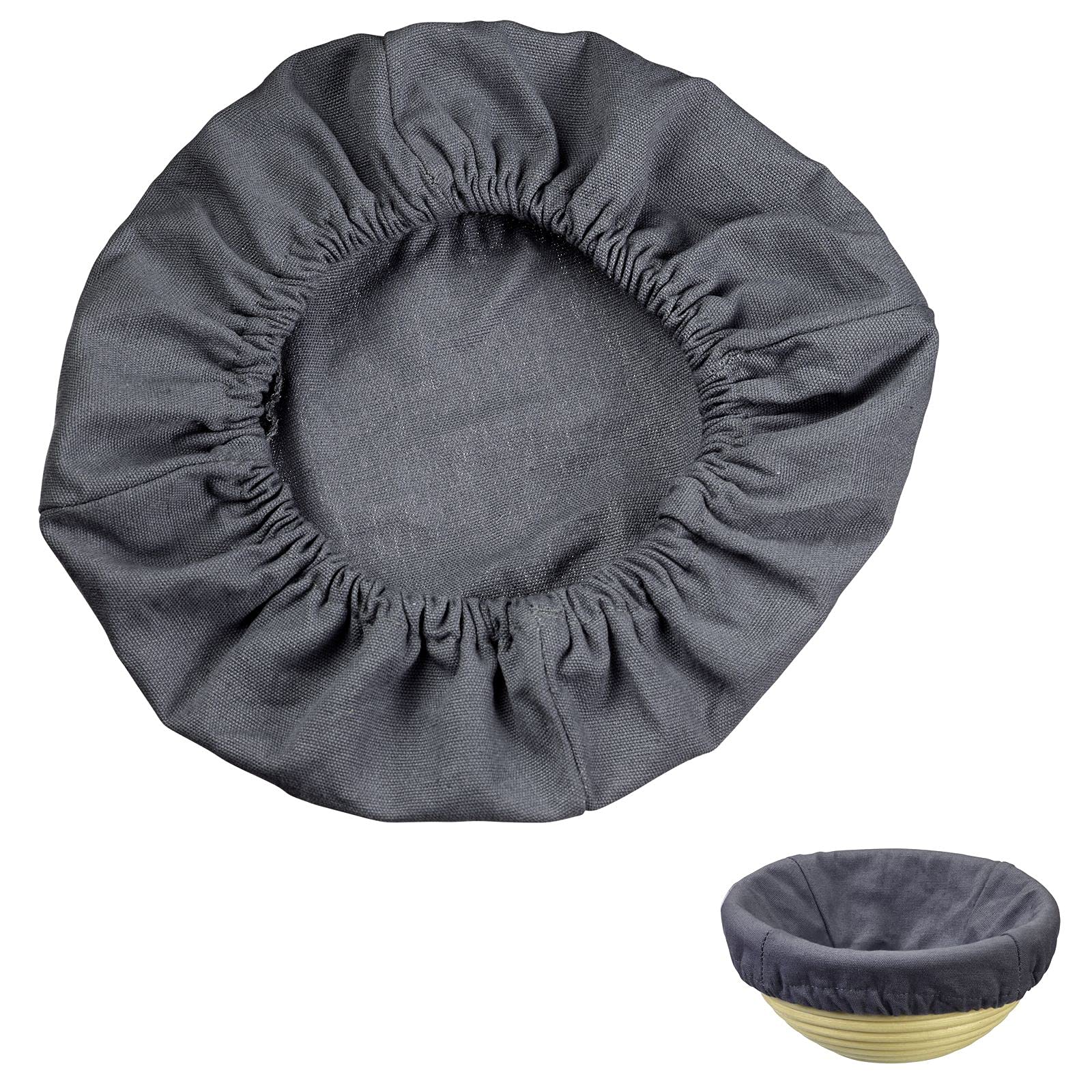 westmark-3205226a-housse-pour-panier-de-fermentation-en-coton-anthracite-24-5-cm image 2