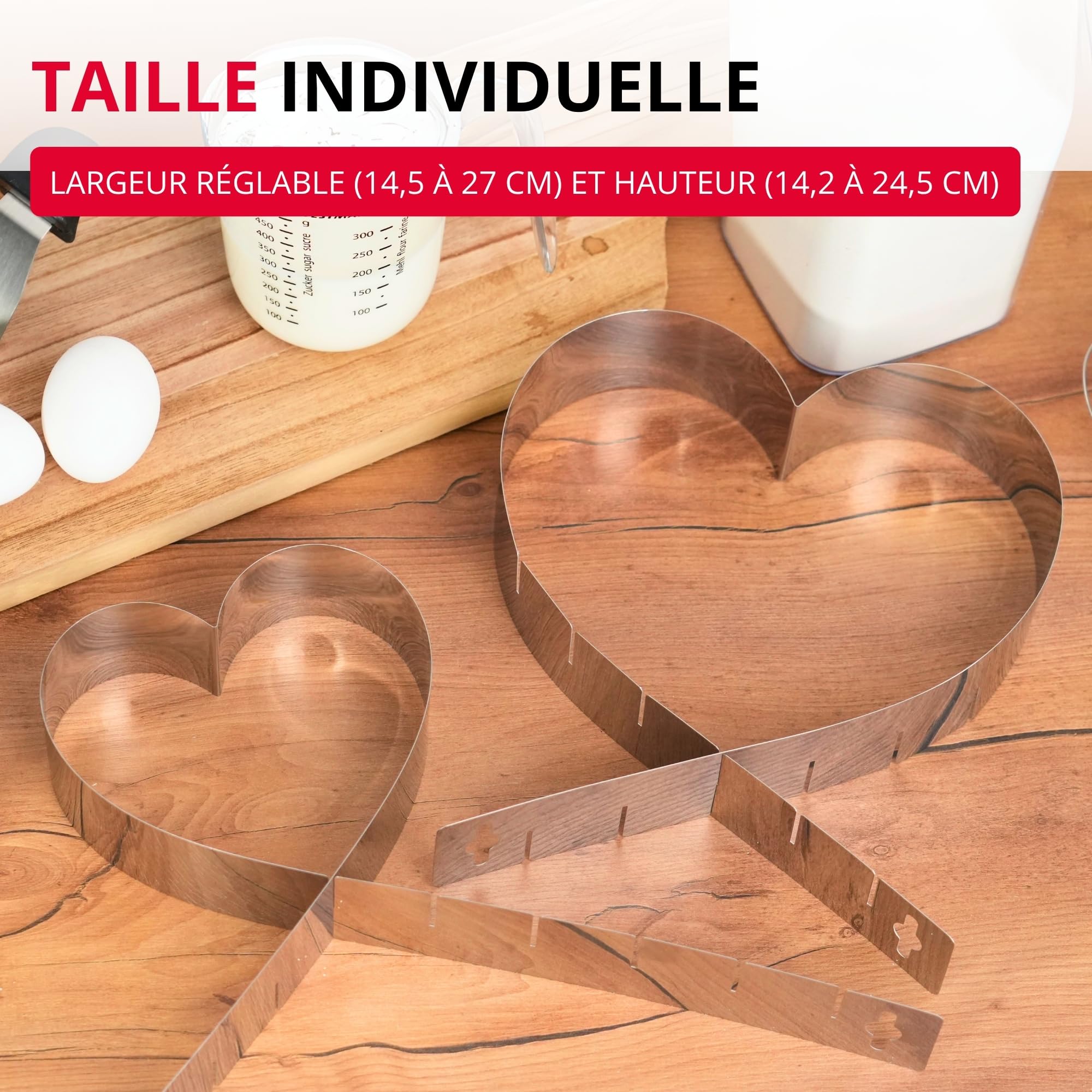 westmark-31342270-moule-p-tisserie-en-forme-de-c-ur-r-glable-14-5-27-cm-acier-in image 4