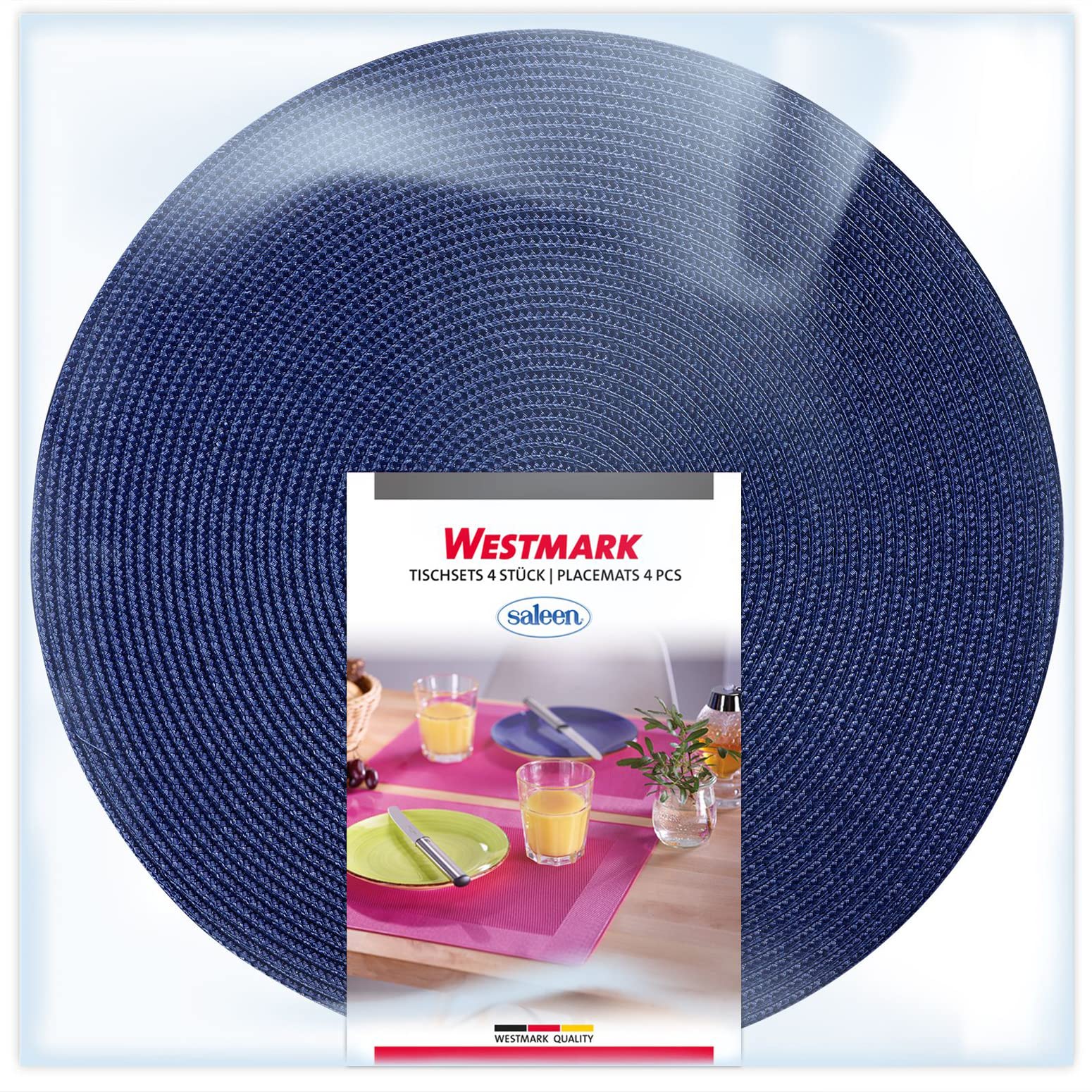 westmark-lot-de-4-sets-de-table-ronds-circle-38-cm-dition-saleen-bleu-0121101815 image 6