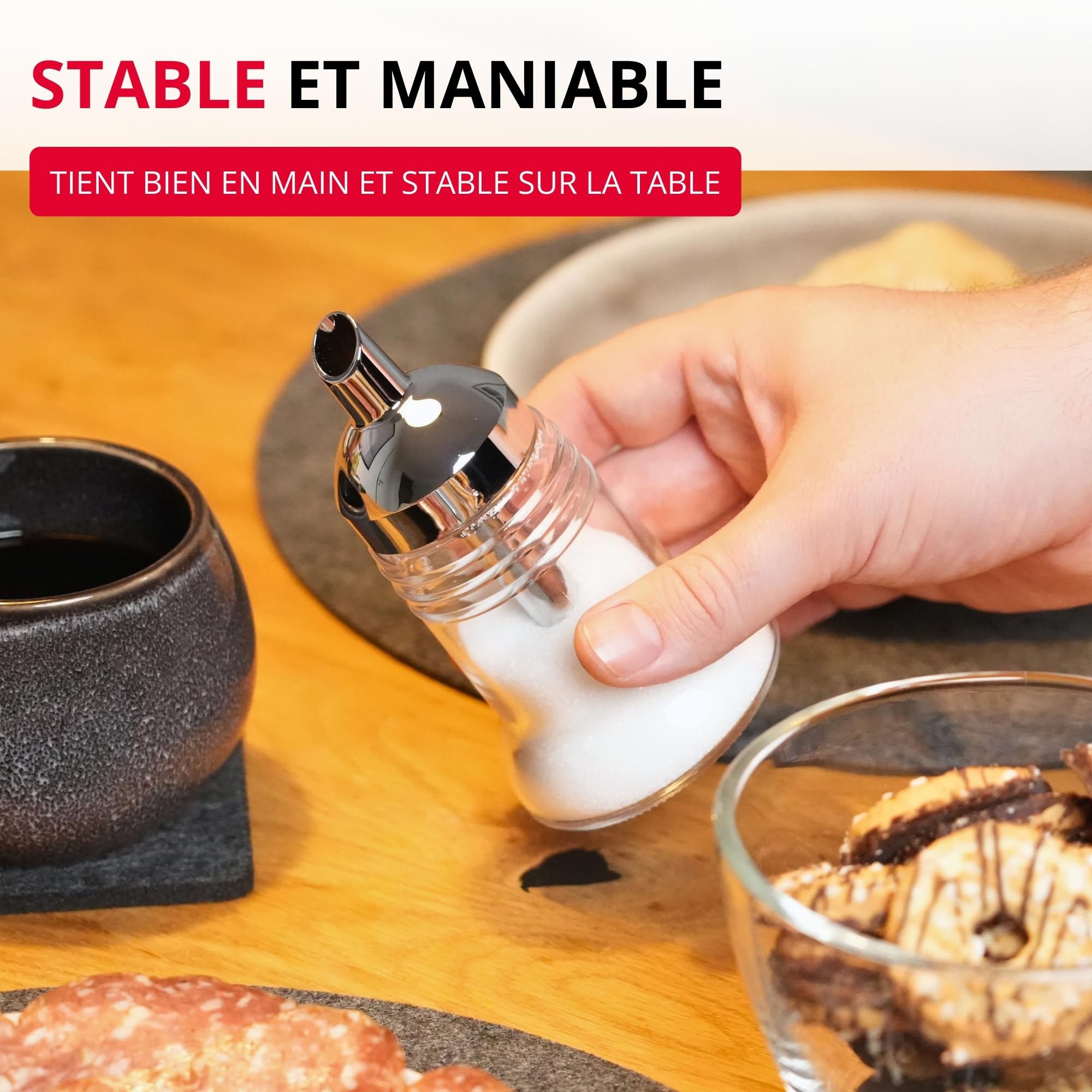 westmark-distributeur-de-sucre-paris-chrom-saupoudreur-en-verre-150-ml-12-8-cm-6 image 7