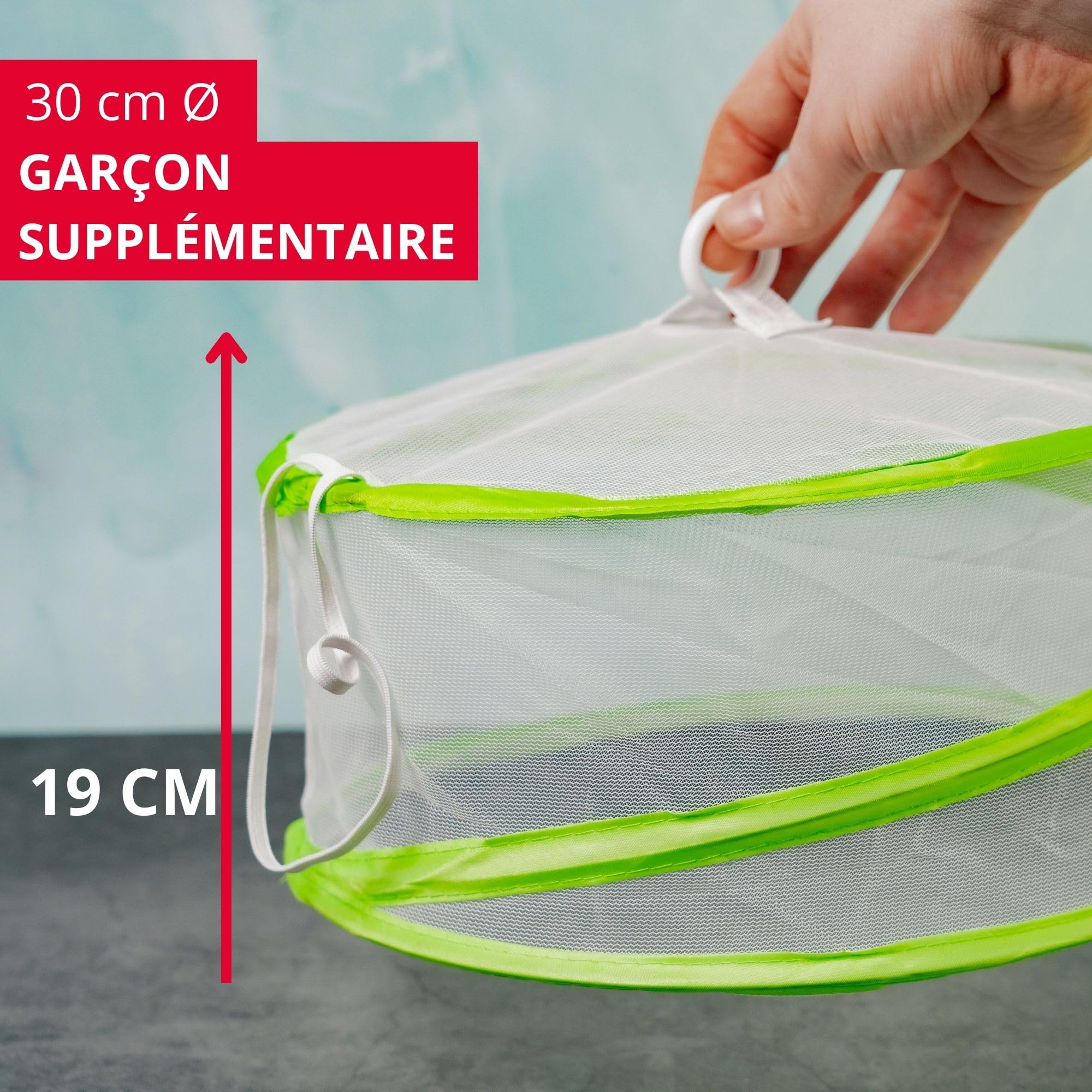 westmark-hoody-housse-alimentaire-pliable-anti-mouches-30-cm-verte-protection-de image 5