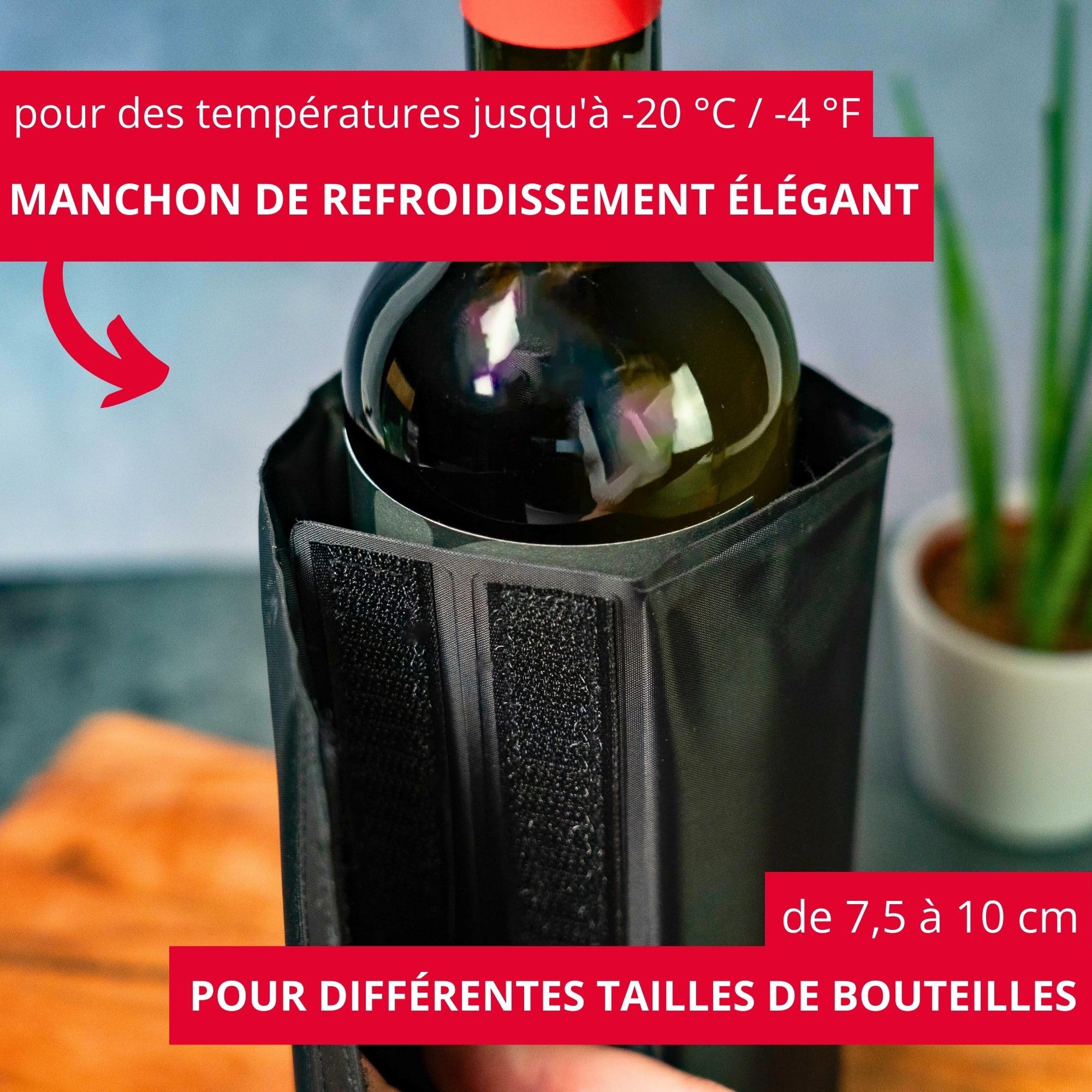 westmark-frigus-52413370-manchon-de-refroidissement-pour-bouteilles-de-vin-et-ch image 2