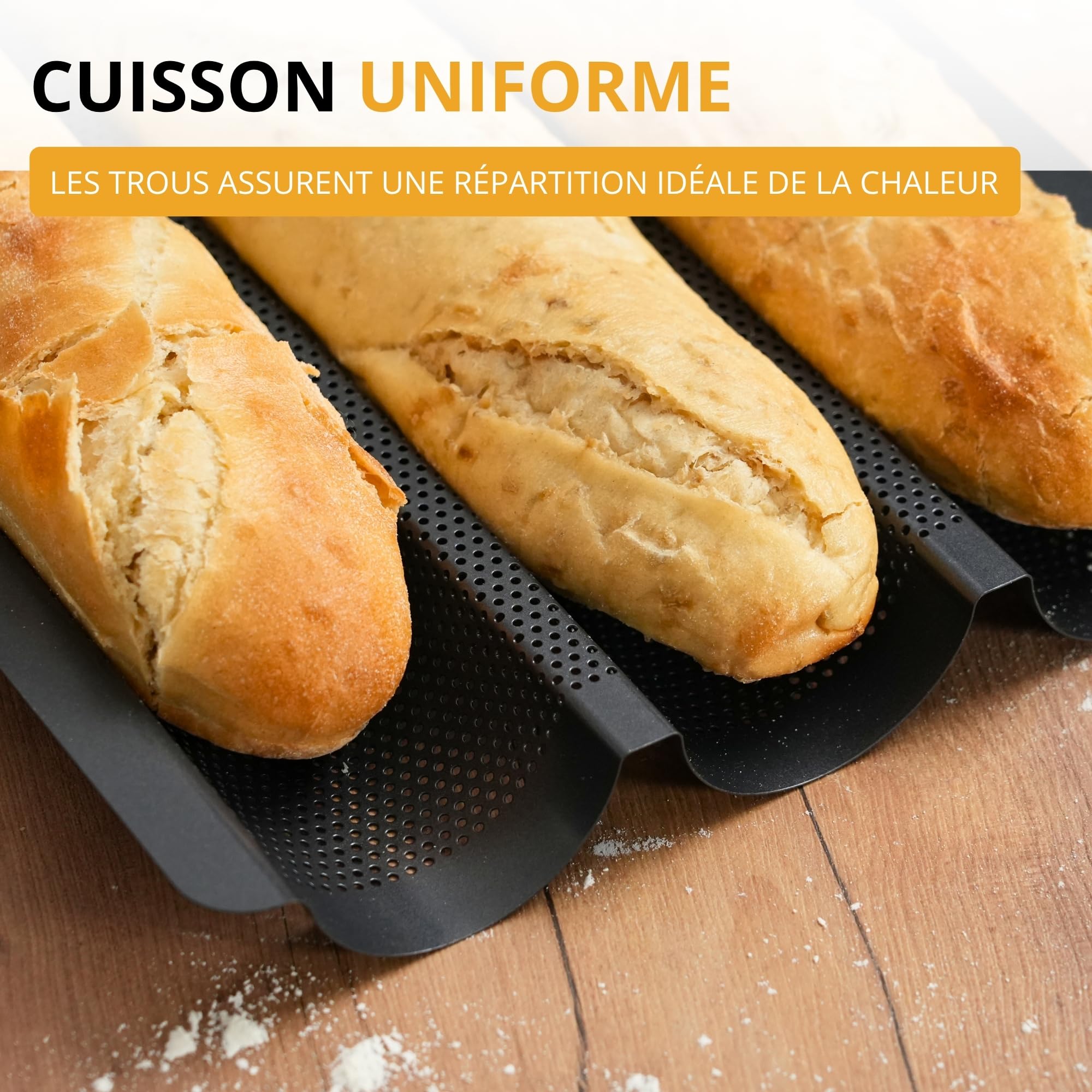 westmark-pis-32982260-moule-baguette-en-acier-antiadh-sif-pour-3-baguettes-38-5- image 3