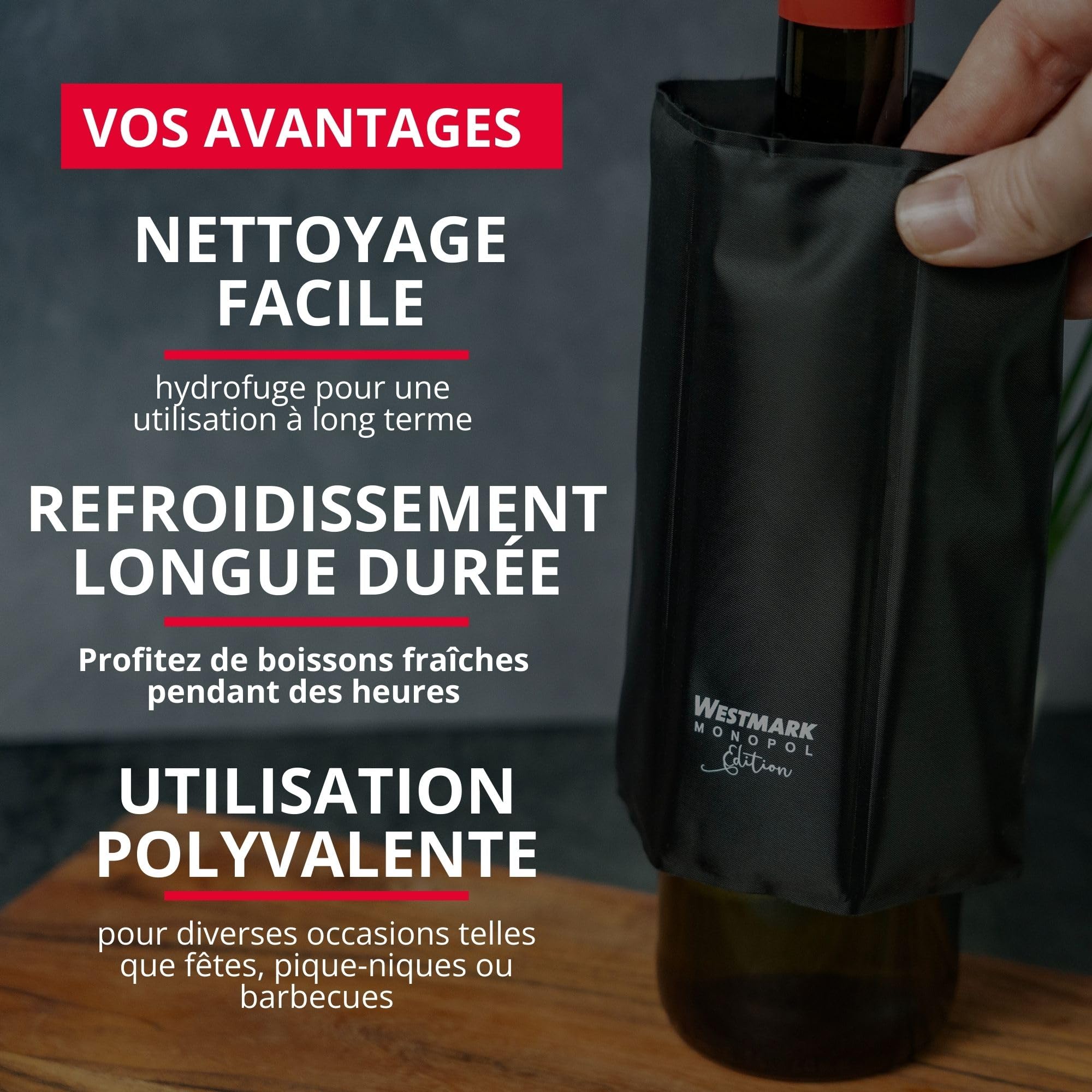 westmark-frigus-52413370-manchon-de-refroidissement-pour-bouteilles-de-vin-et-ch image 8