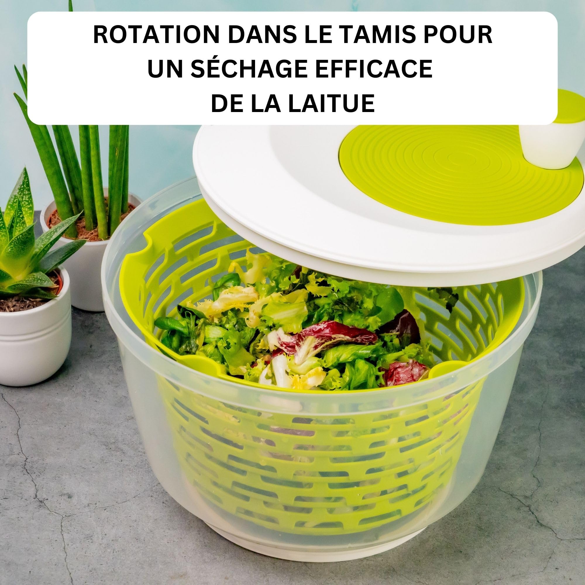 westmark-spinderella-243022ea-essoreuse-salade-4-4-l-23-5-cm-plastique-sans-bpa- image 3