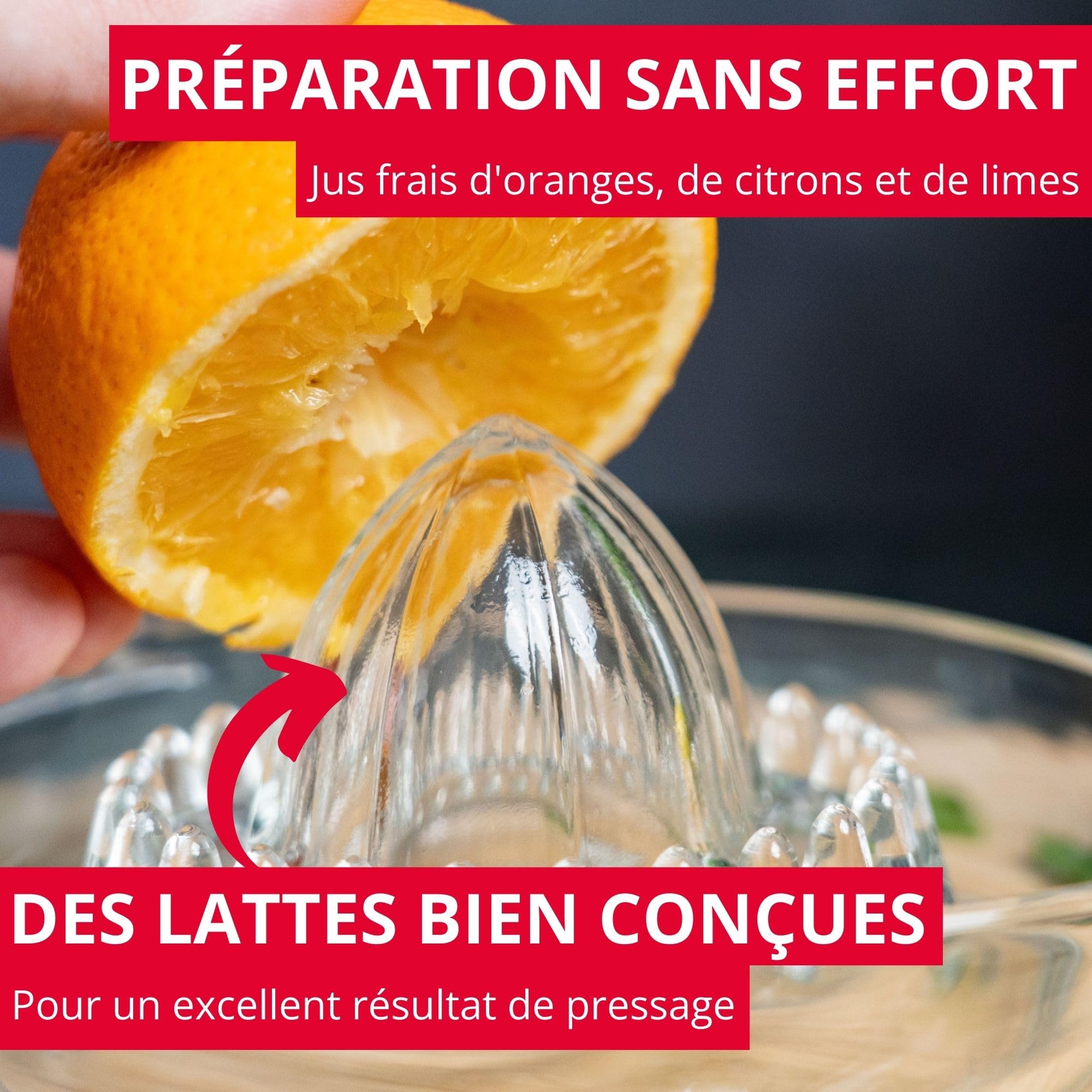 westmark-presse-agrumes-et-orange-en-verre-250-ml-transparent-30822260 image 2