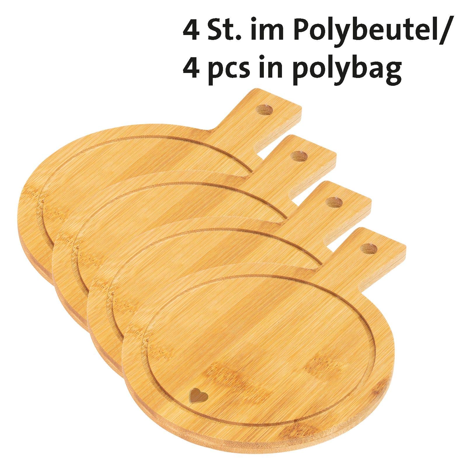 westmark-697322eb-lot-de-4-planches-de-service-rondes-en-bambou-tapas-friends-mo image 6