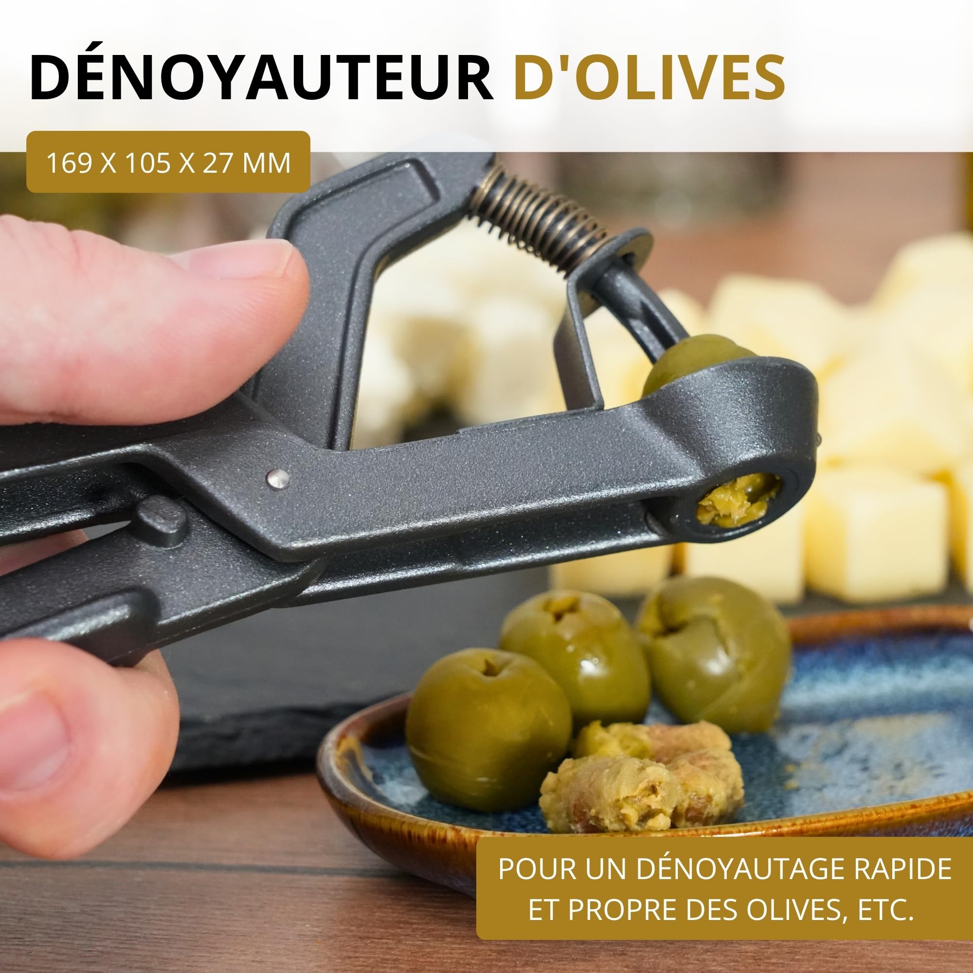 westmark-olivus-black-edition-d-noyauteur-olives-une-main-ressort-aluminium-anth image 2