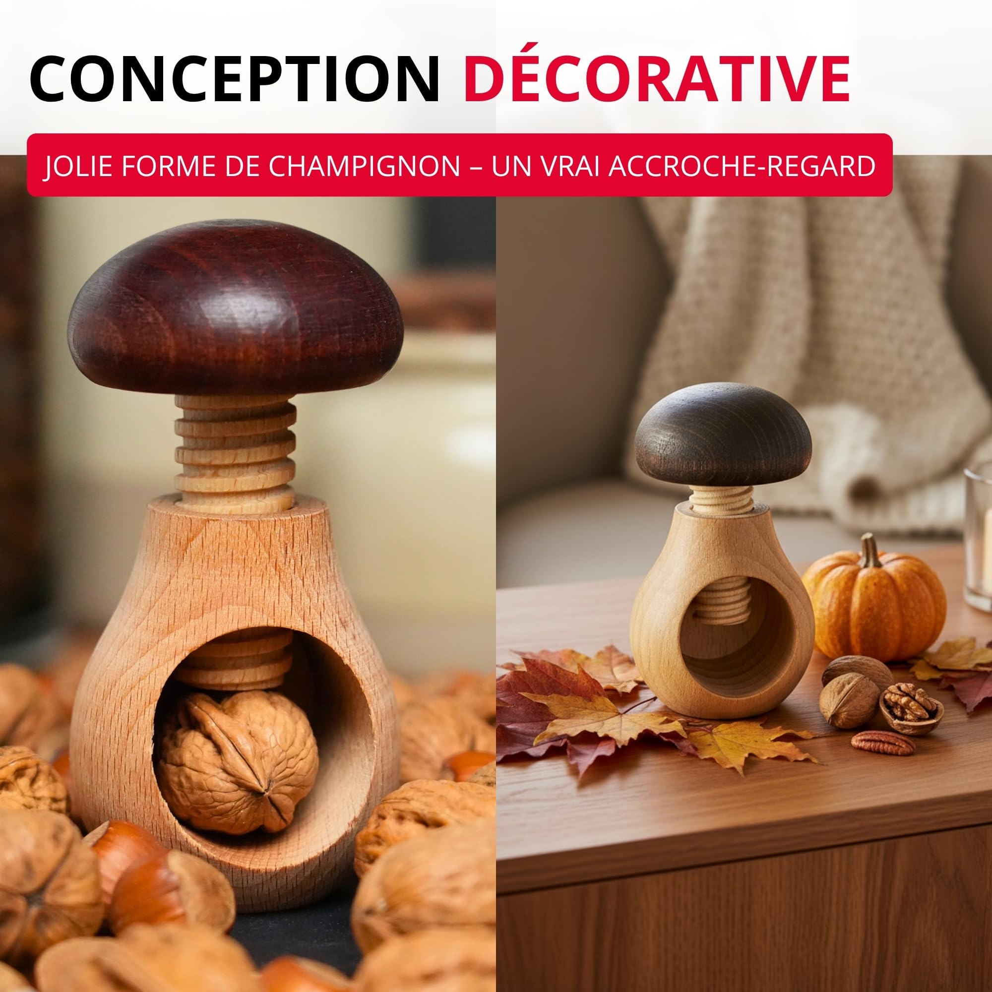 westmark-holzi-casse-noix-en-forme-de-champignon-bois-de-h-tre-9-5-cm-marron image 6