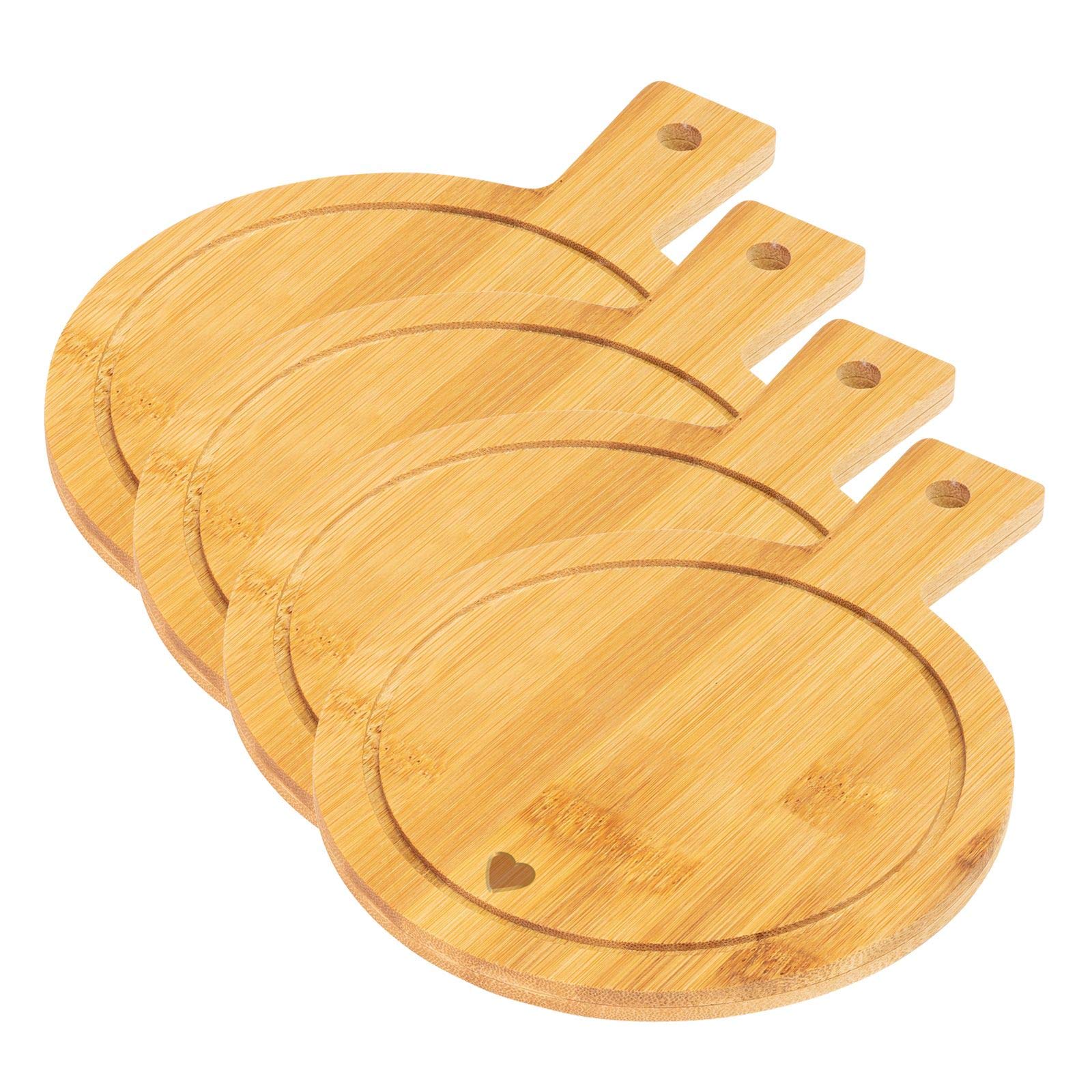 westmark-697322eb-lot-de-4-planches-de-service-rondes-en-bambou-tapas-friends-mo image 1