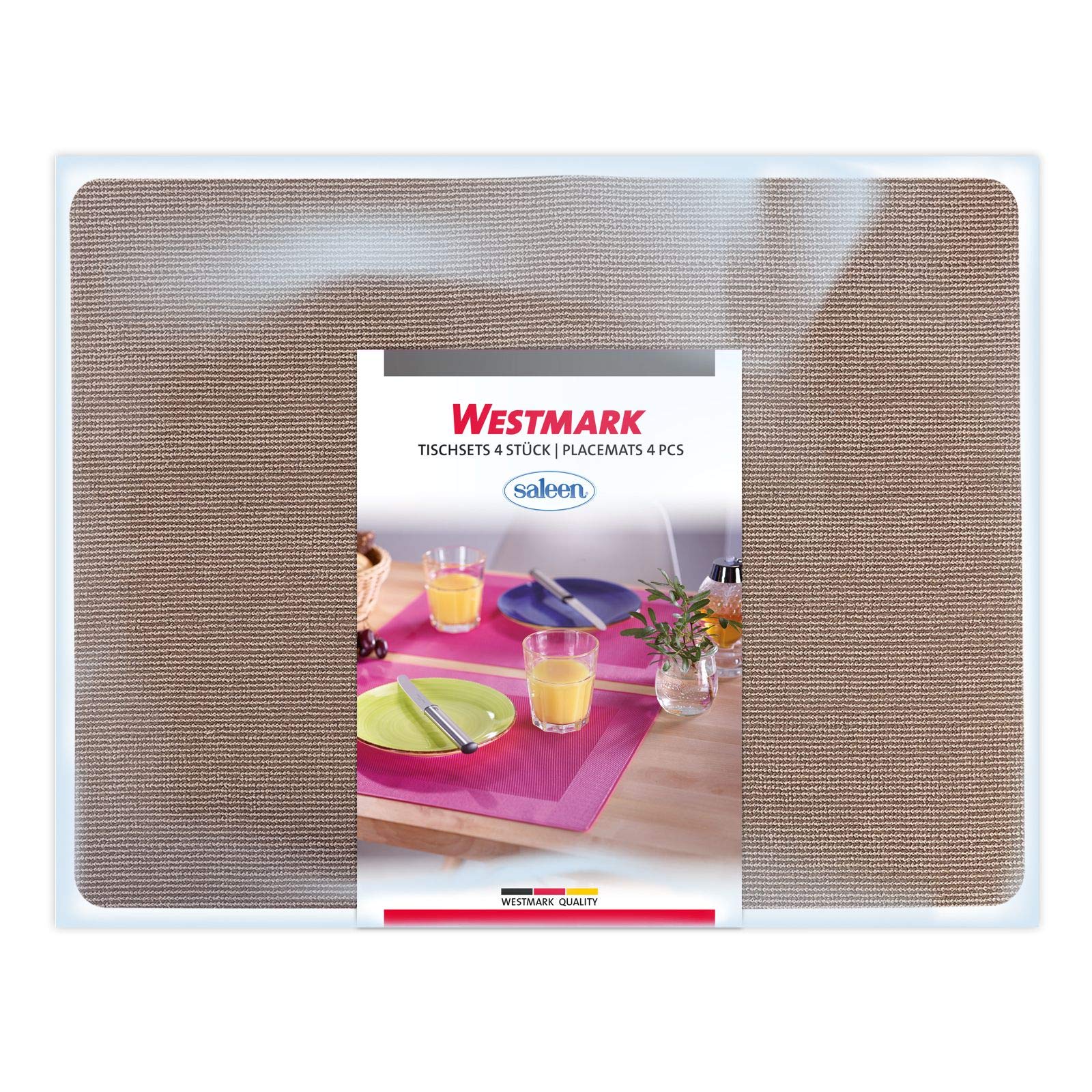 westmark-lot-de-4-sets-de-table-43-x-30-cm-synth-tique-aspect-textile-dition-sal image 6