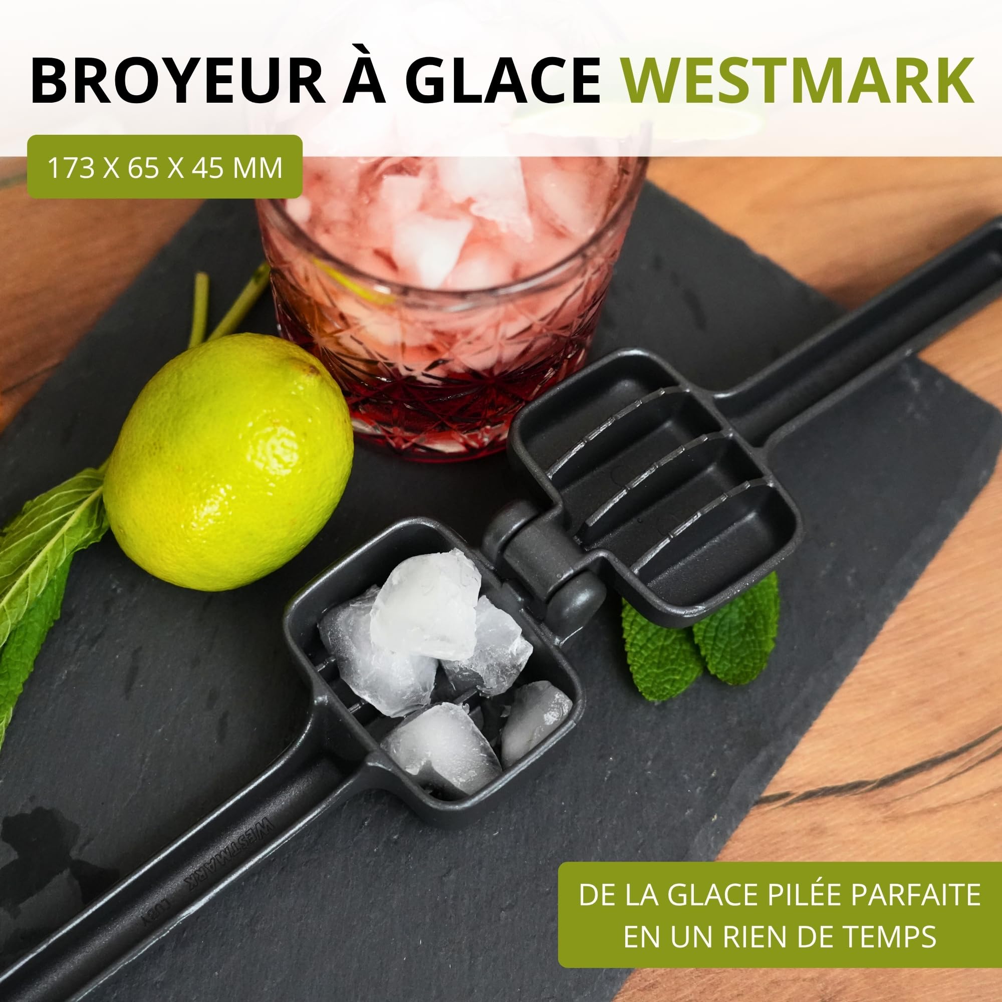 westmark-cuby-black-edition-12007760-broyeur-glace-pil-e-manuel-levier-pour-cock image 2