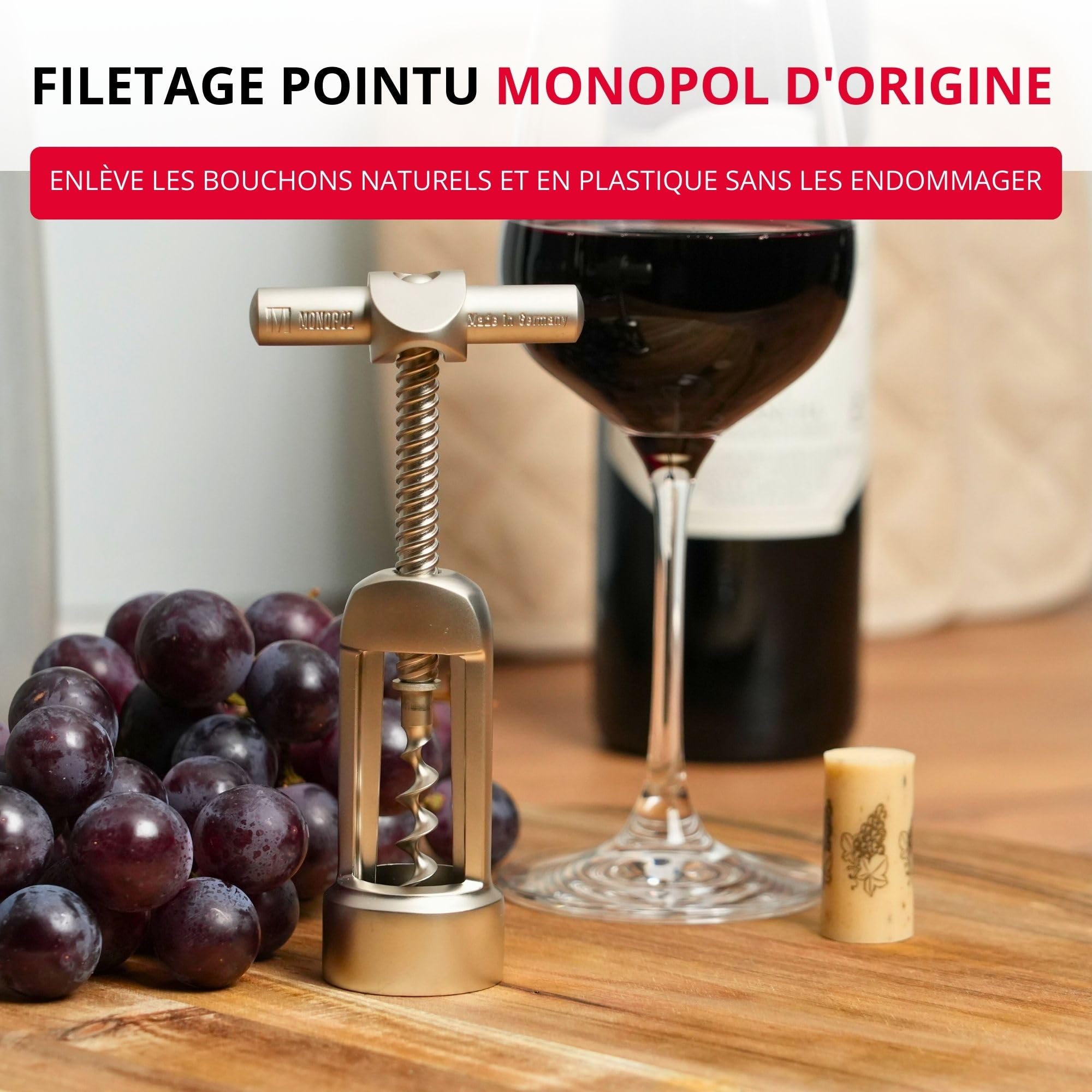 westmark-62603380-tire-bouchon-cloche-barolo-monopol-edition-acier-fonte-de-zinc image 4