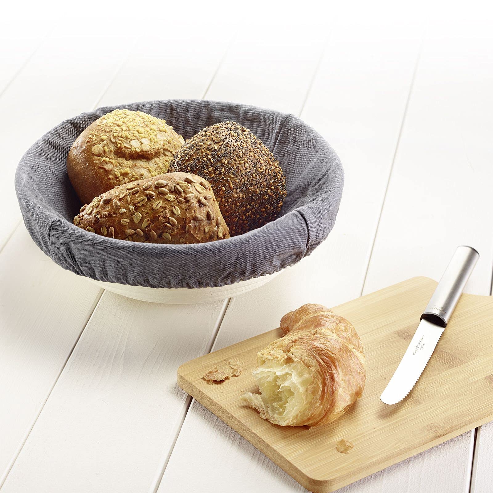 westmark-3209226a-housse-en-coton-pour-panier-couffin-rond-anthracite image 6