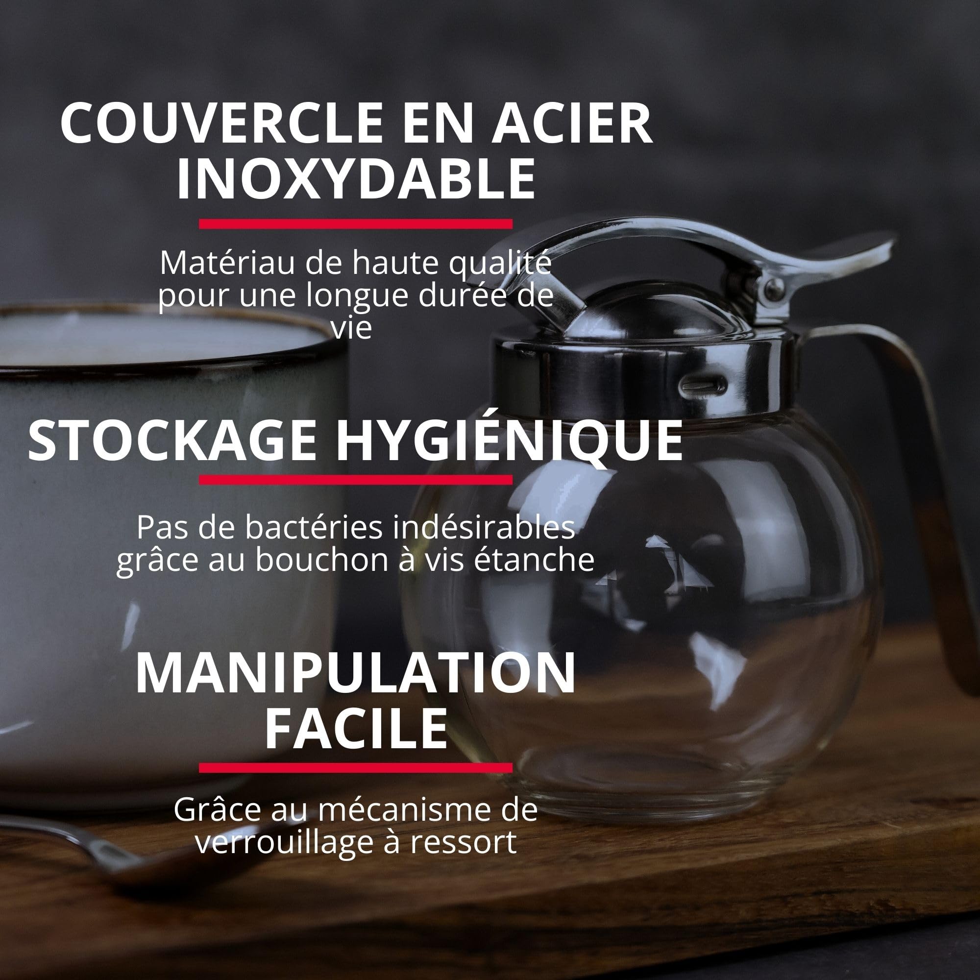 westmark-roma-65402260-distributeur-de-cr-me-et-miel-250-ml-en-verre-et-acier-in image 5